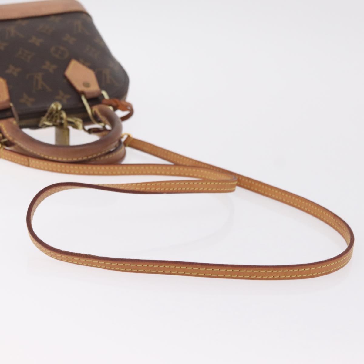 LOUIS VUITTON Monogram Alma BB Hand Bag M53152 LV Auth 207653