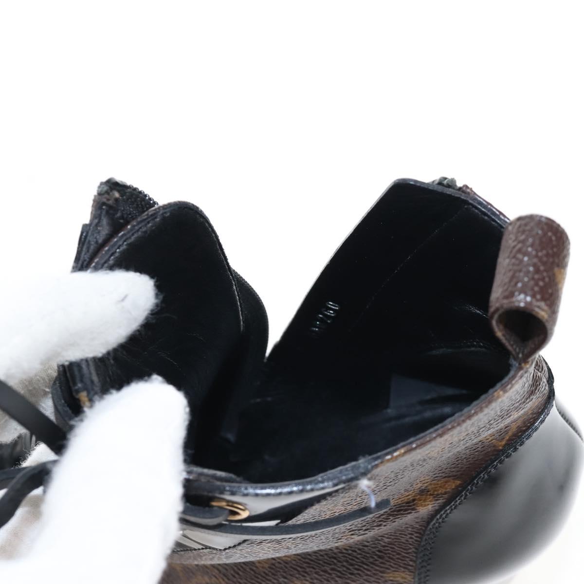 LOUIS VUITTON Monogram Star Trail Ankle Boots 36 LV Auth 207654M