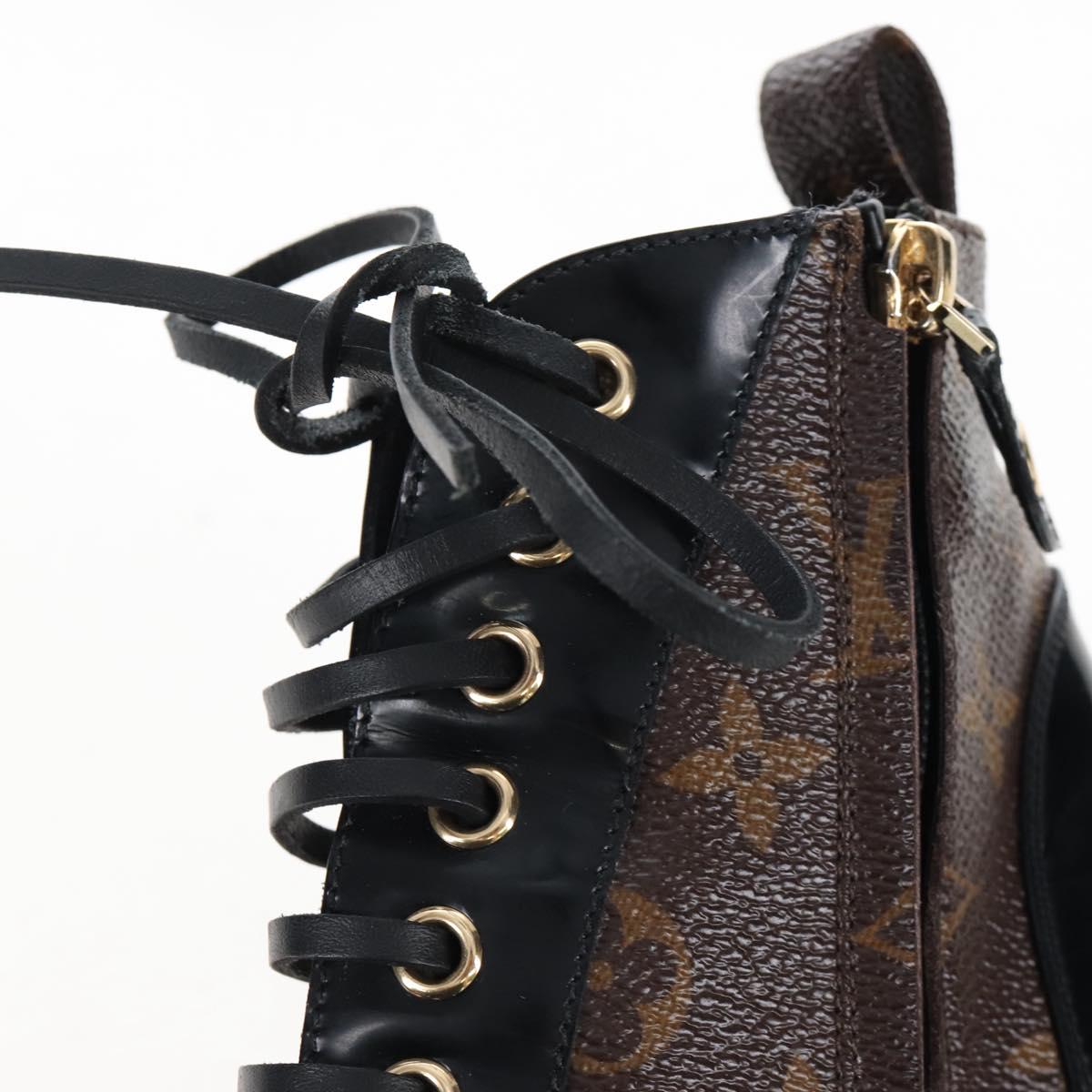 LOUIS VUITTON Monogram Star Trail Ankle Boots 36 LV Auth 207654M