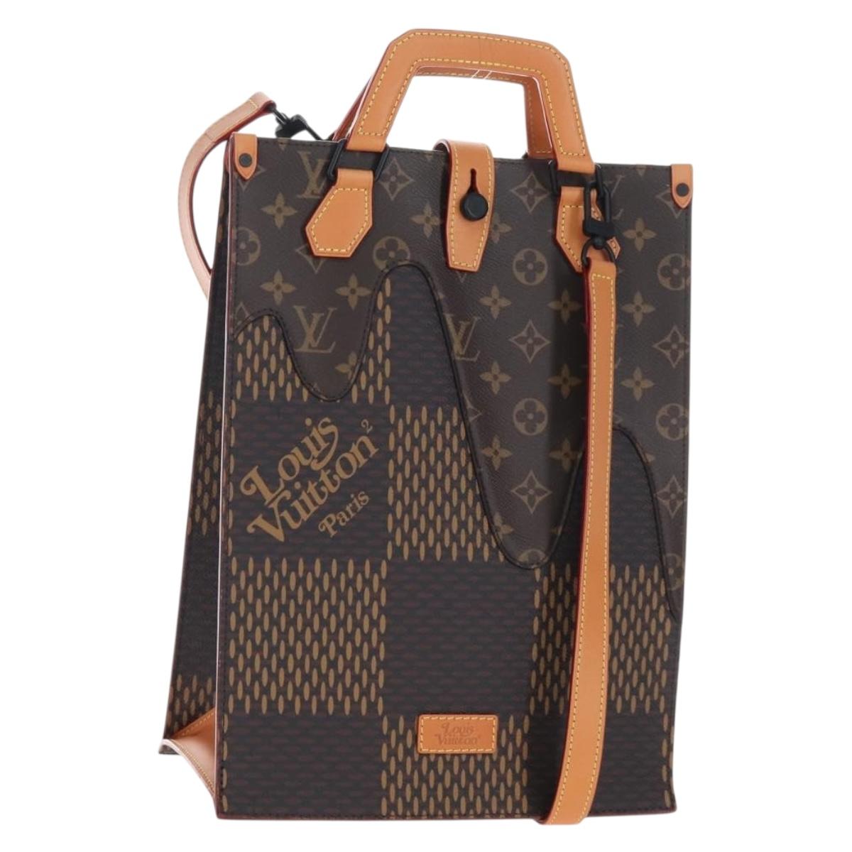 LOUIS VUITTON Monogram Damier Ebene Mini Tote 2way N40355 LV Auth 207656SM