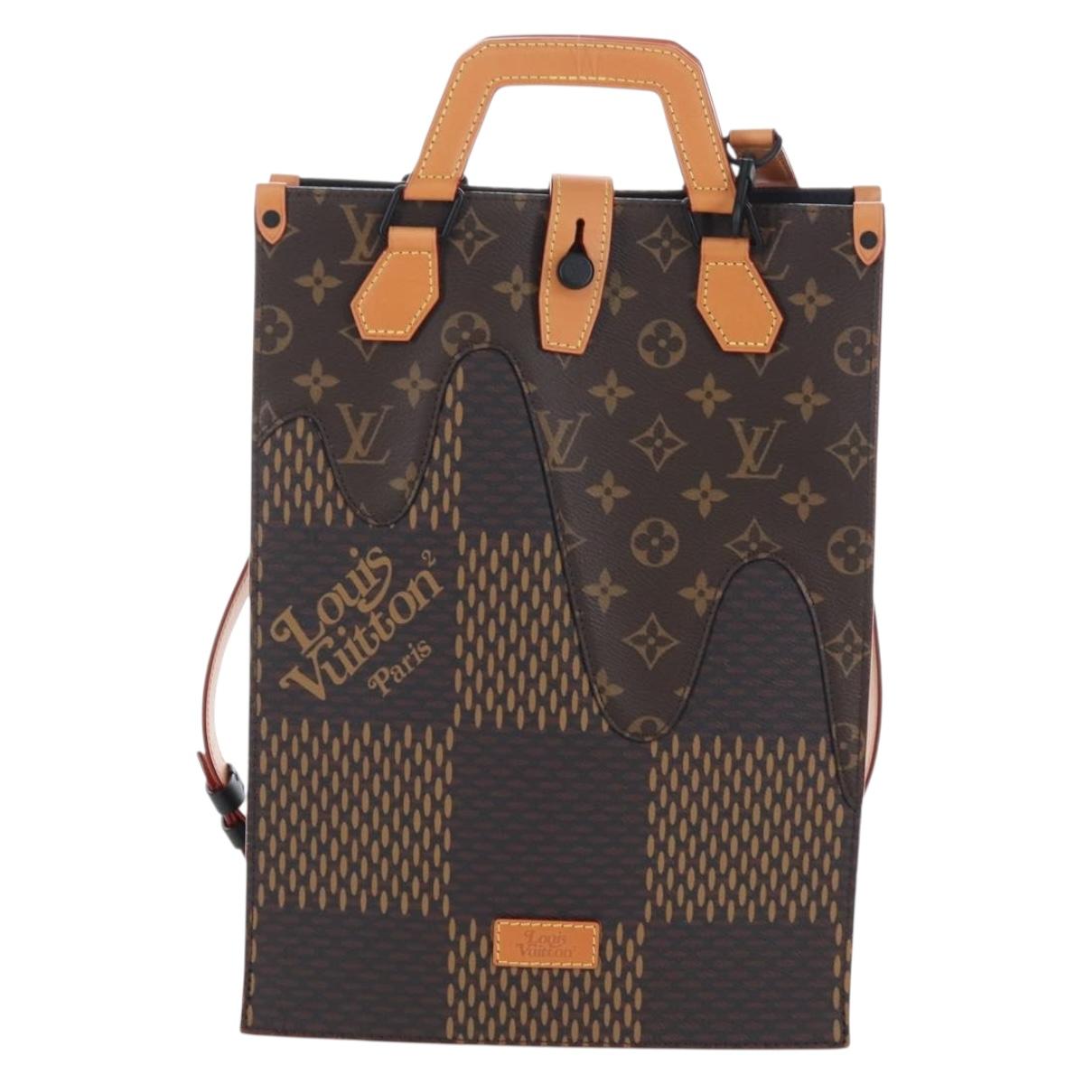 LOUIS VUITTON Monogram Damier Ebene Mini Tote 2way N40355 LV Auth 207656SM