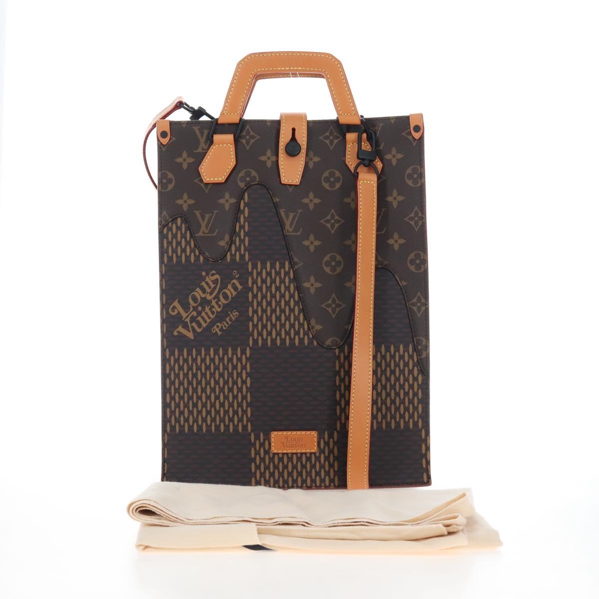 LOUIS VUITTON Monogram Damier Ebene Mini Tote 2way N40355 LV Auth 207656SM