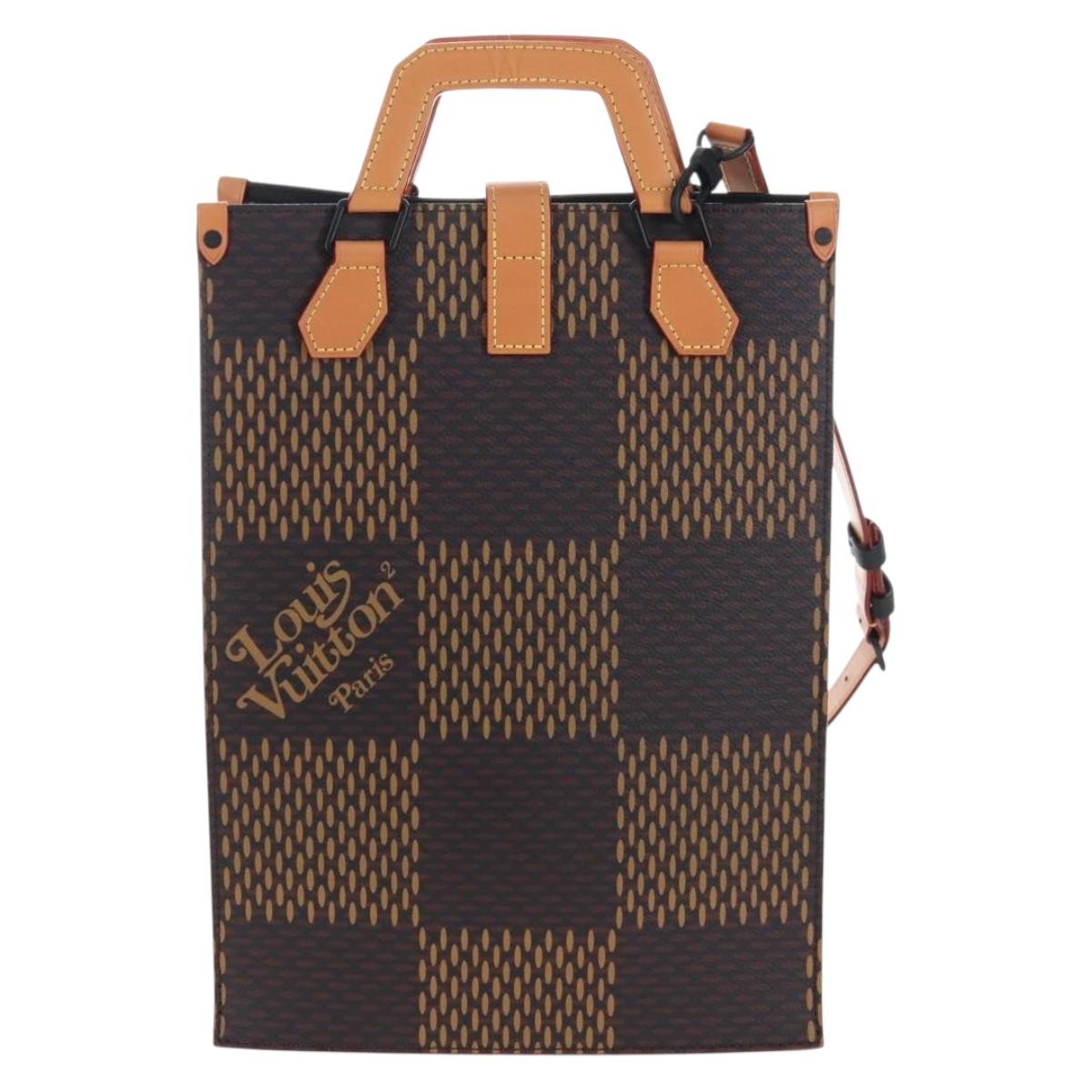 LOUIS VUITTON Monogram Damier Ebene Mini Tote 2way N40355 LV Auth 207656SM
