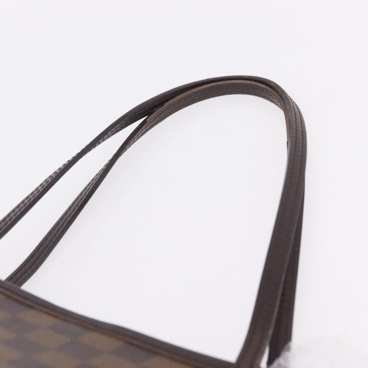 LOUIS VUITTON Damier Ebene Neverfull MM Tote Bag N51105 LV Auth 207670