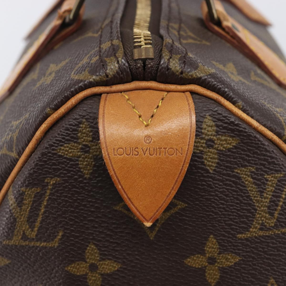 LOUIS VUITTON Monogram Speedy 25 Hand Bag M41528 LV Auth 207674A