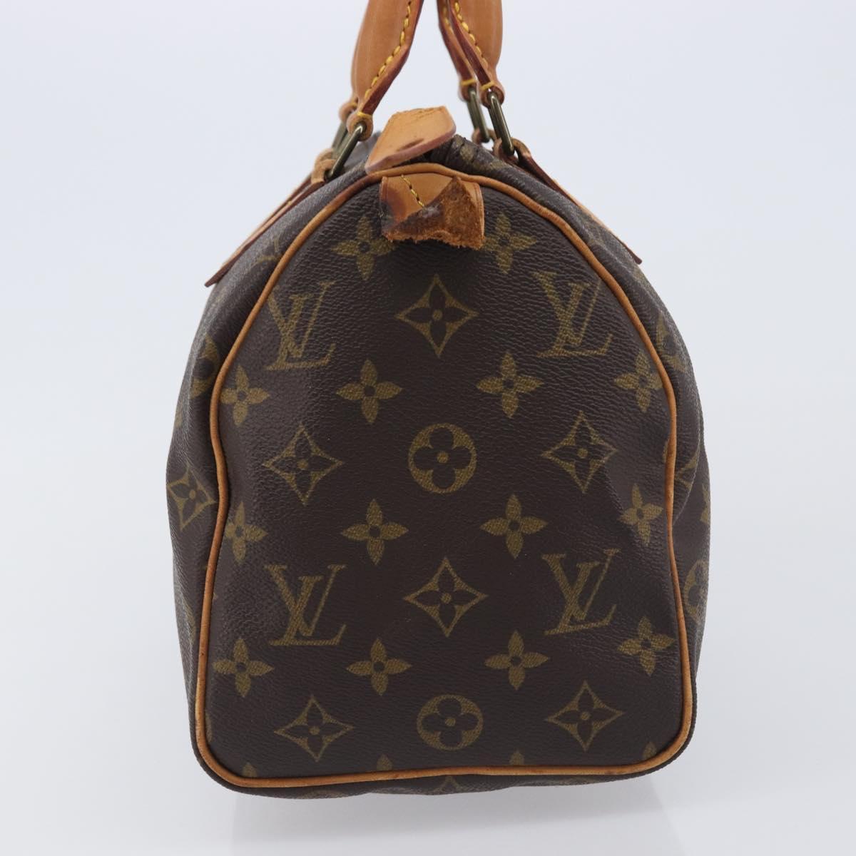 LOUIS VUITTON Monogram Speedy 25 Hand Bag M41528 LV Auth 207674A