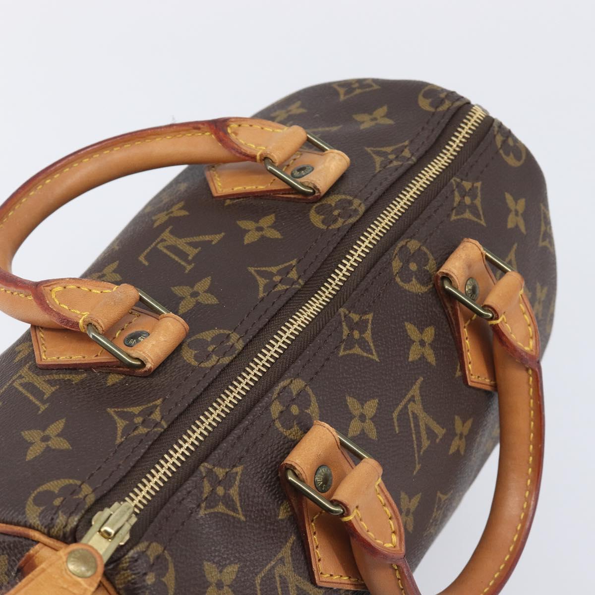 LOUIS VUITTON Monogram Speedy 25 Hand Bag M41528 LV Auth 207674A