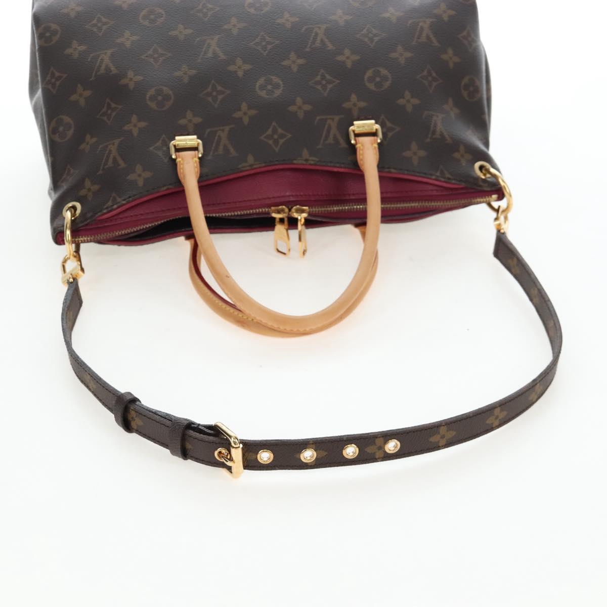 LOUIS VUITTON Monogram Pallas MM Hand Bag Purple M40906 LV Auth 207677A