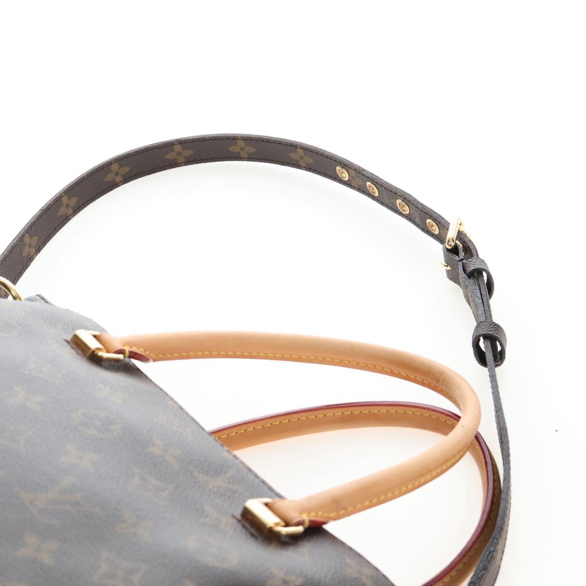 LOUIS VUITTON Monogram Pallas MM Hand Bag Purple M40906 LV Auth 207677A