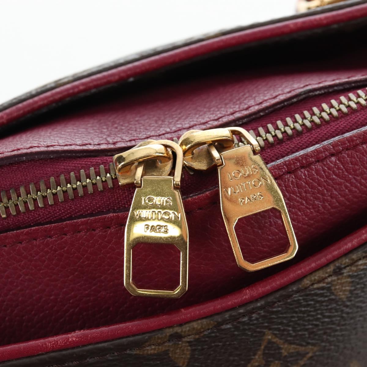 LOUIS VUITTON Monogram Pallas MM Hand Bag Purple M40906 LV Auth 207677A