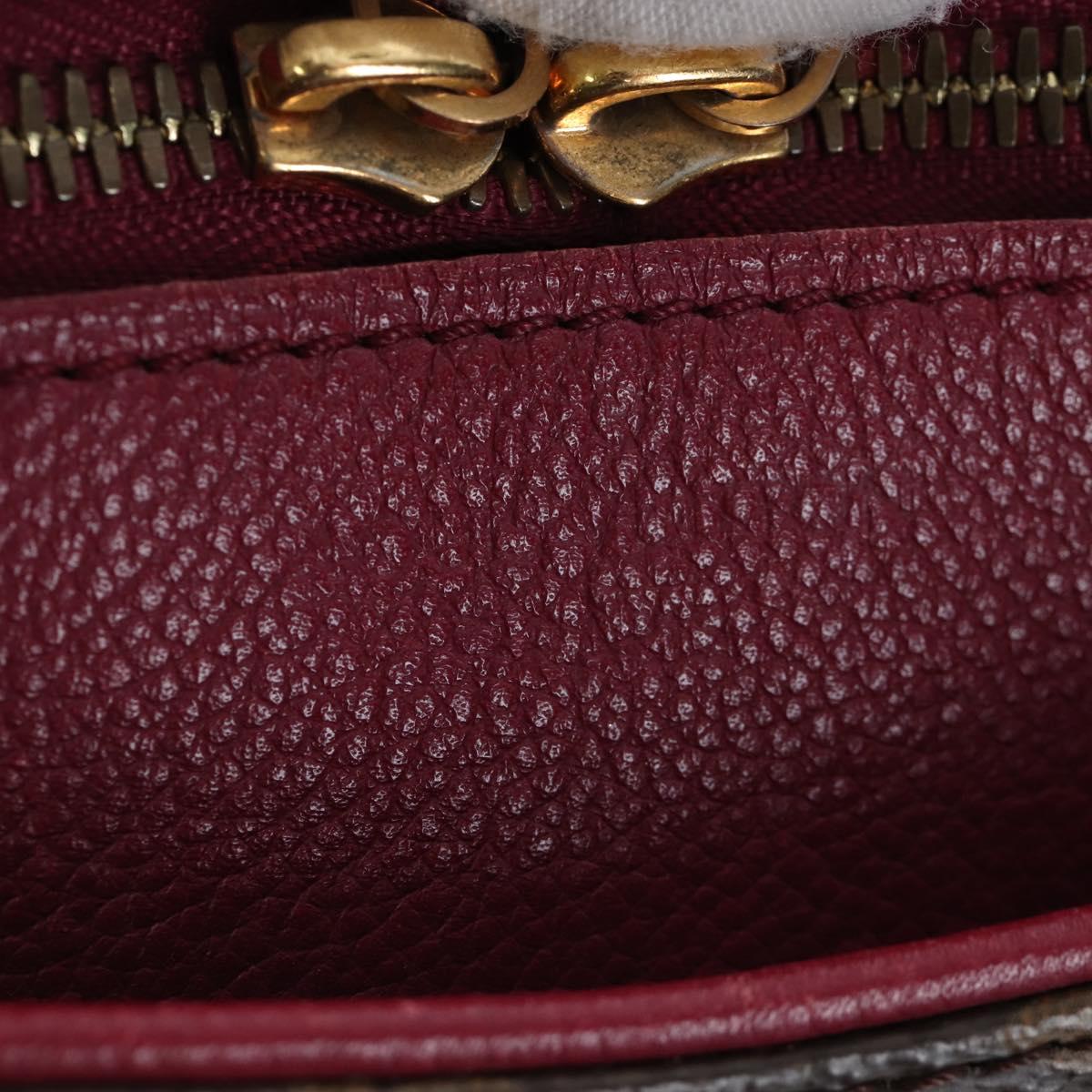 LOUIS VUITTON Monogram Pallas MM Hand Bag Purple M40906 LV Auth 207677A