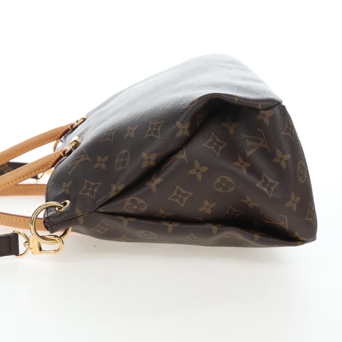 LOUIS VUITTON Monogram Pallas MM Hand Bag Purple M40906 LV Auth 207677A