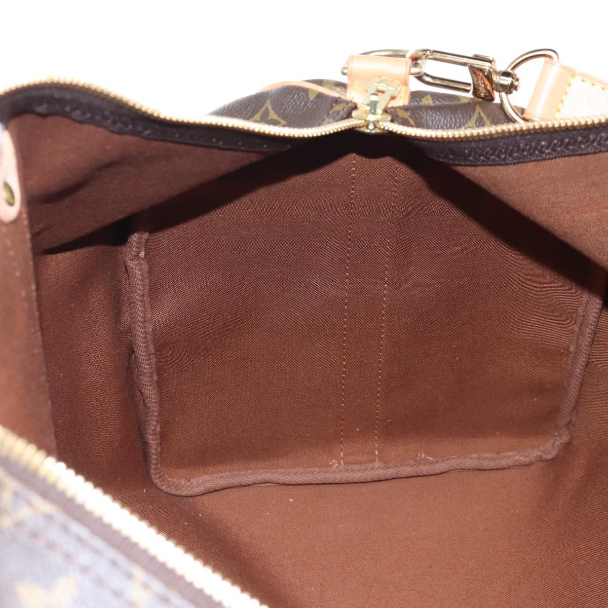 LOUIS VUITTON Monogram Keepall Bandouliere 50 Boston Bag M41416 LV Auth 207688SAV