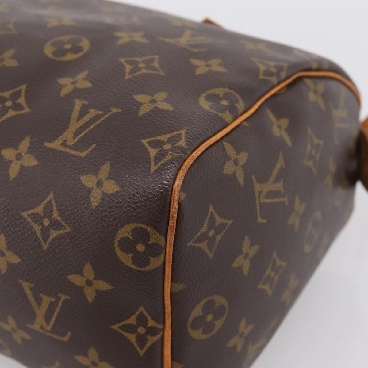LOUIS VUITTON Monogram Speedy 25 Hand Bag M41528 LV Auth 207692