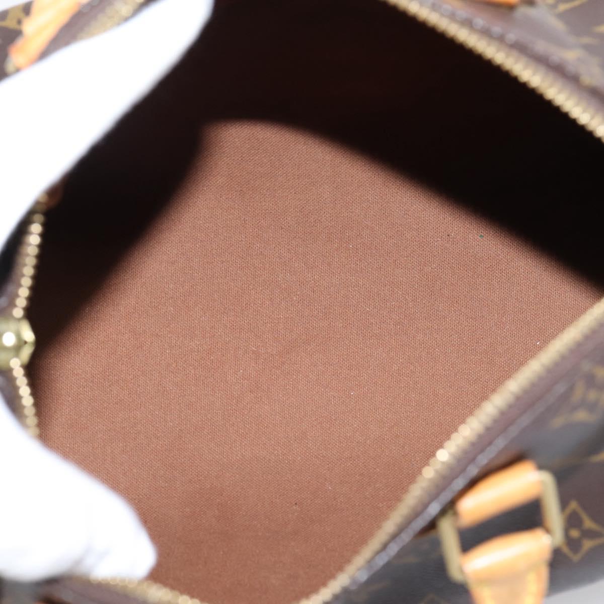 LOUIS VUITTON Monogram Speedy 25 Hand Bag M41528 LV Auth 207692