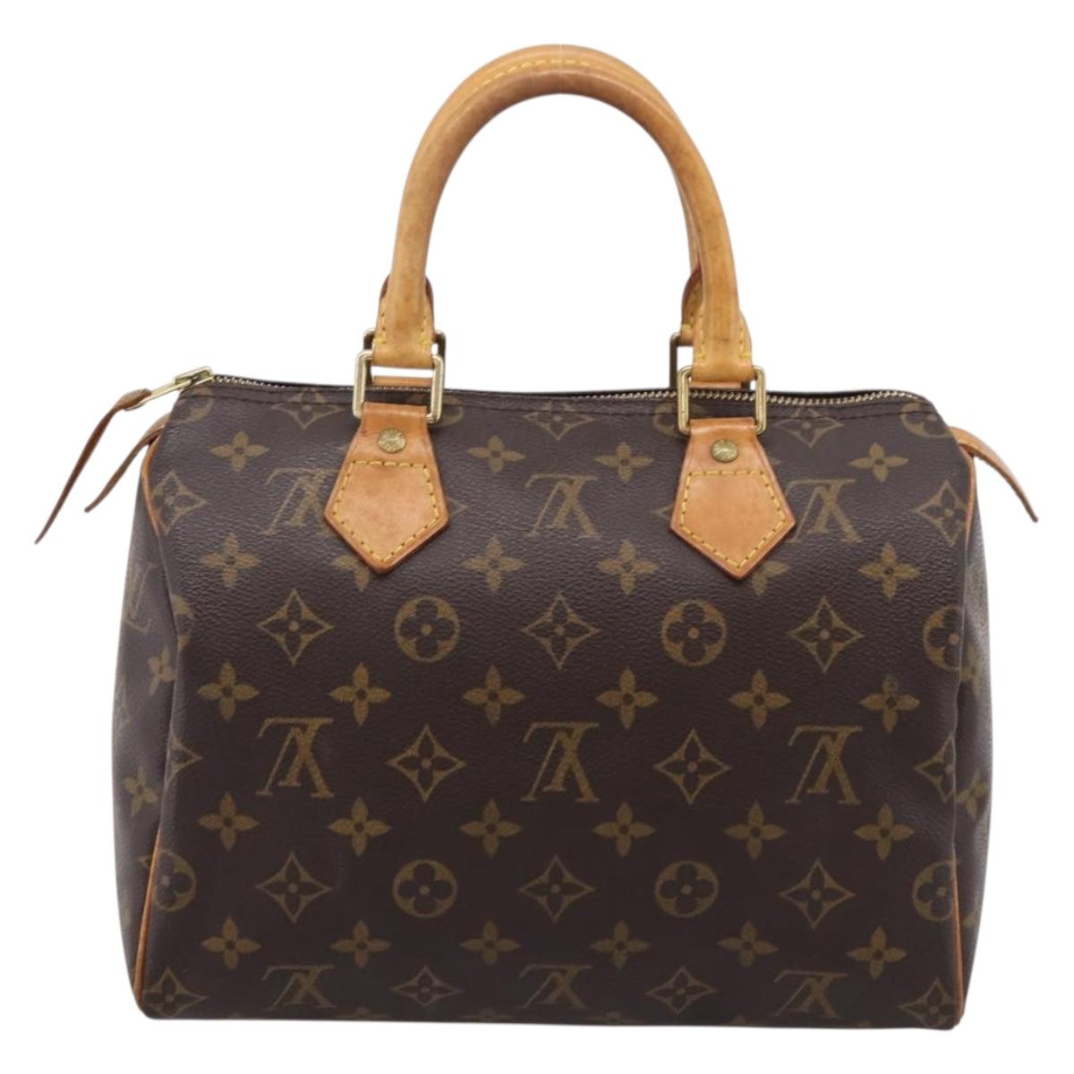 LOUIS VUITTON Monogram Speedy 25 Hand Bag M41528 LV Auth 207692