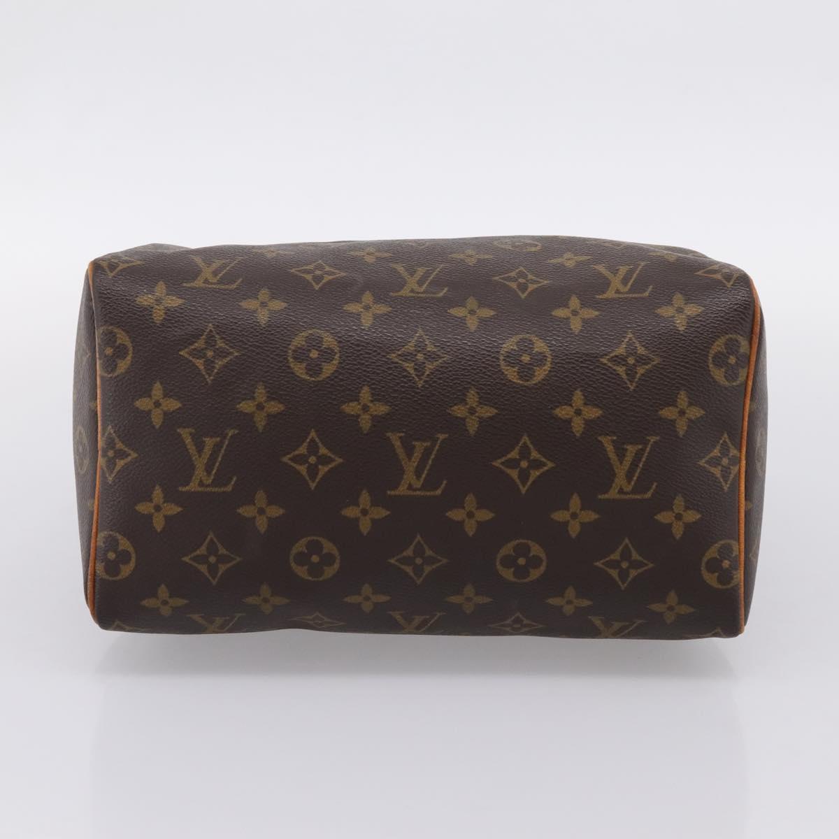 LOUIS VUITTON Monogram Speedy 25 Hand Bag M41528 LV Auth 207692