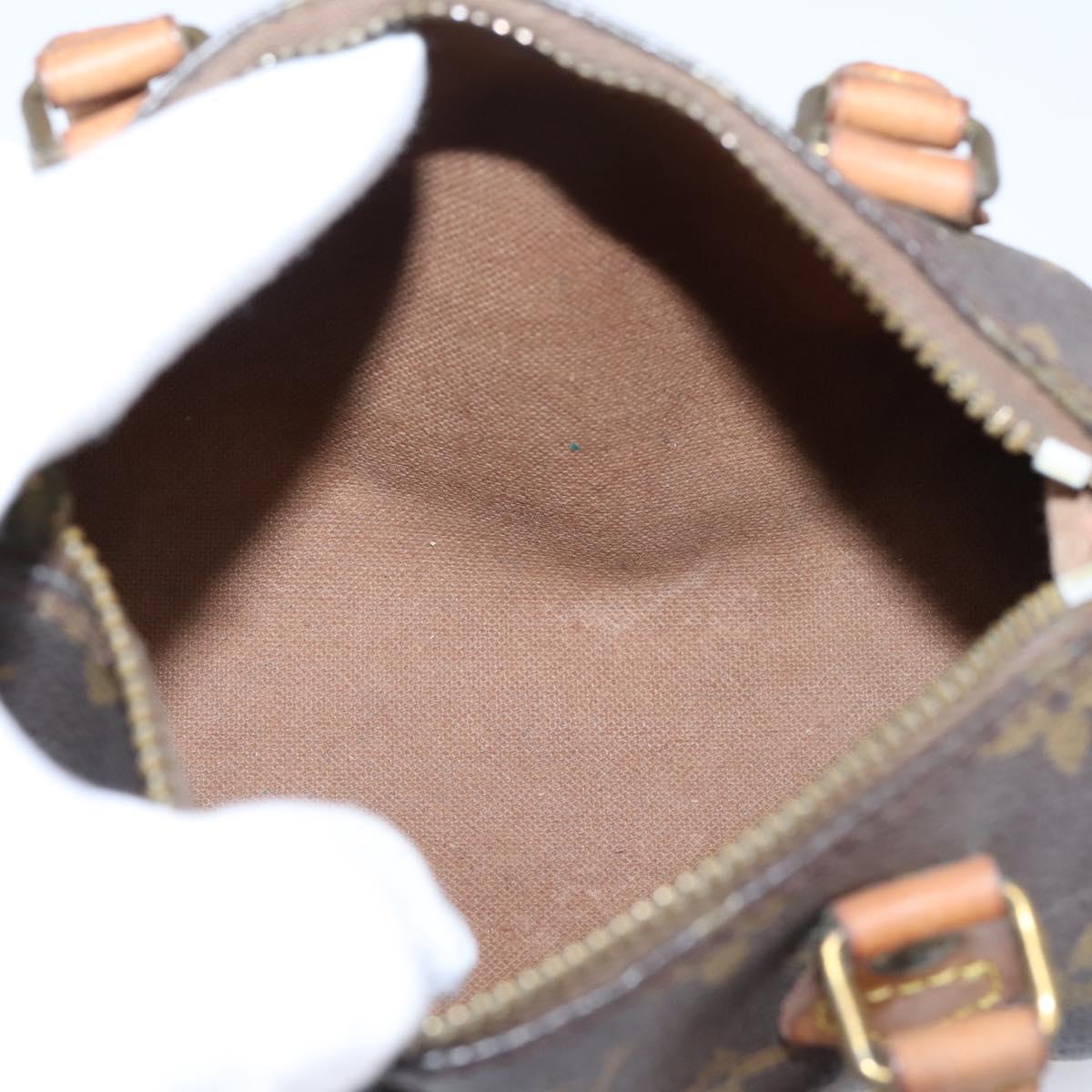 LOUIS VUITTON Monogram Mini Speedy Hand Bag M41534 LV Auth 207697