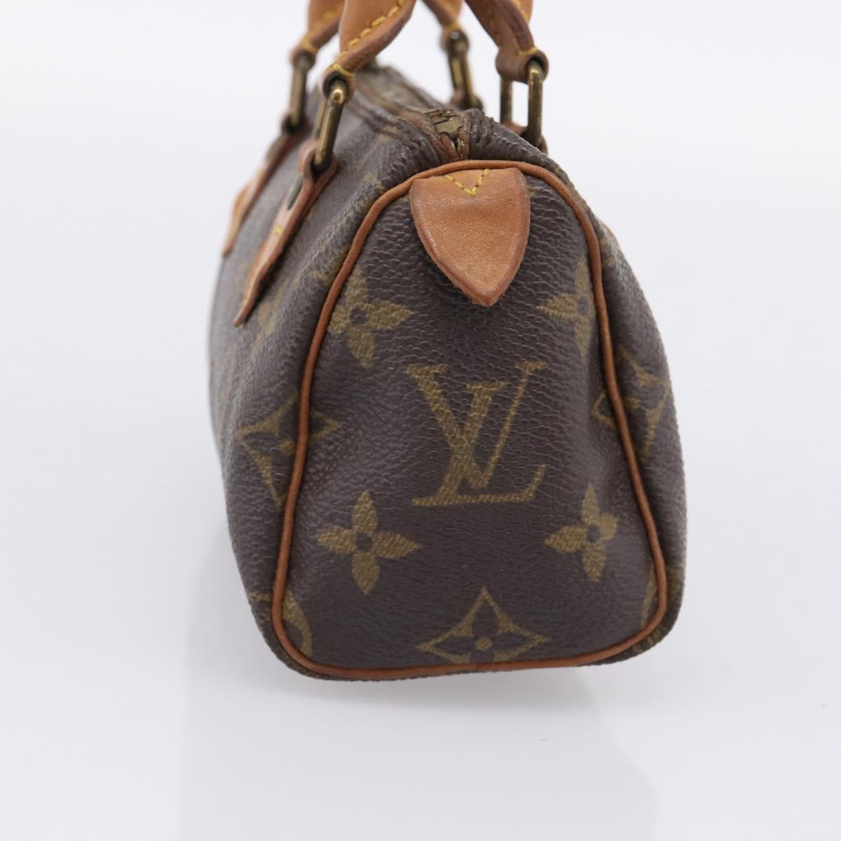 LOUIS VUITTON Monogram Mini Speedy Hand Bag M41534 LV Auth 207697