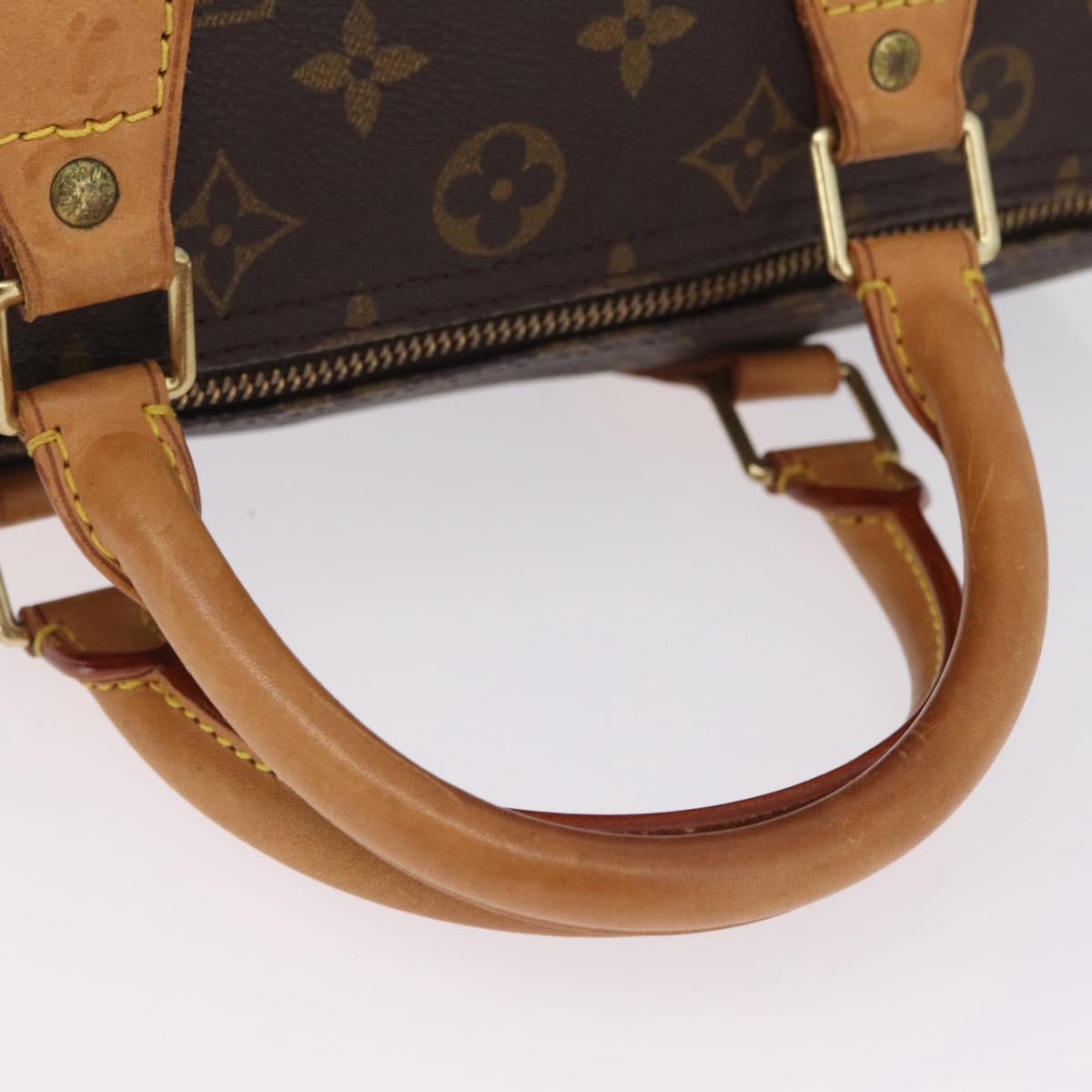 LOUIS VUITTON Monogram Speedy 30 Hand Bag M41526 LV Auth 207701A