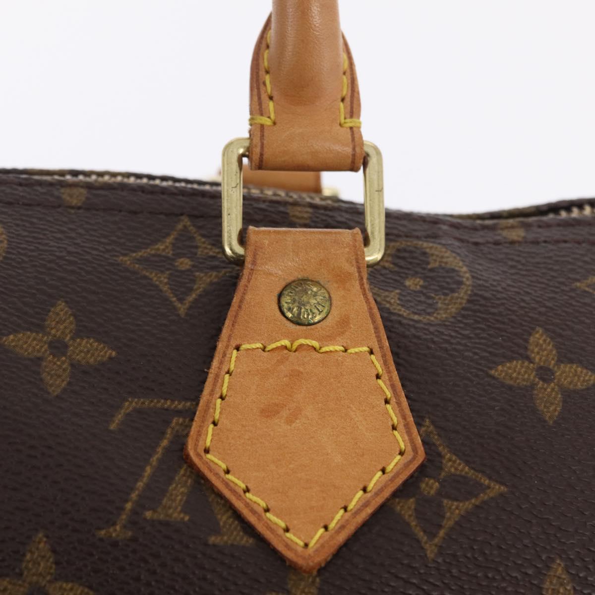 LOUIS VUITTON Monogram Speedy 30 Hand Bag M41526 LV Auth 207701A