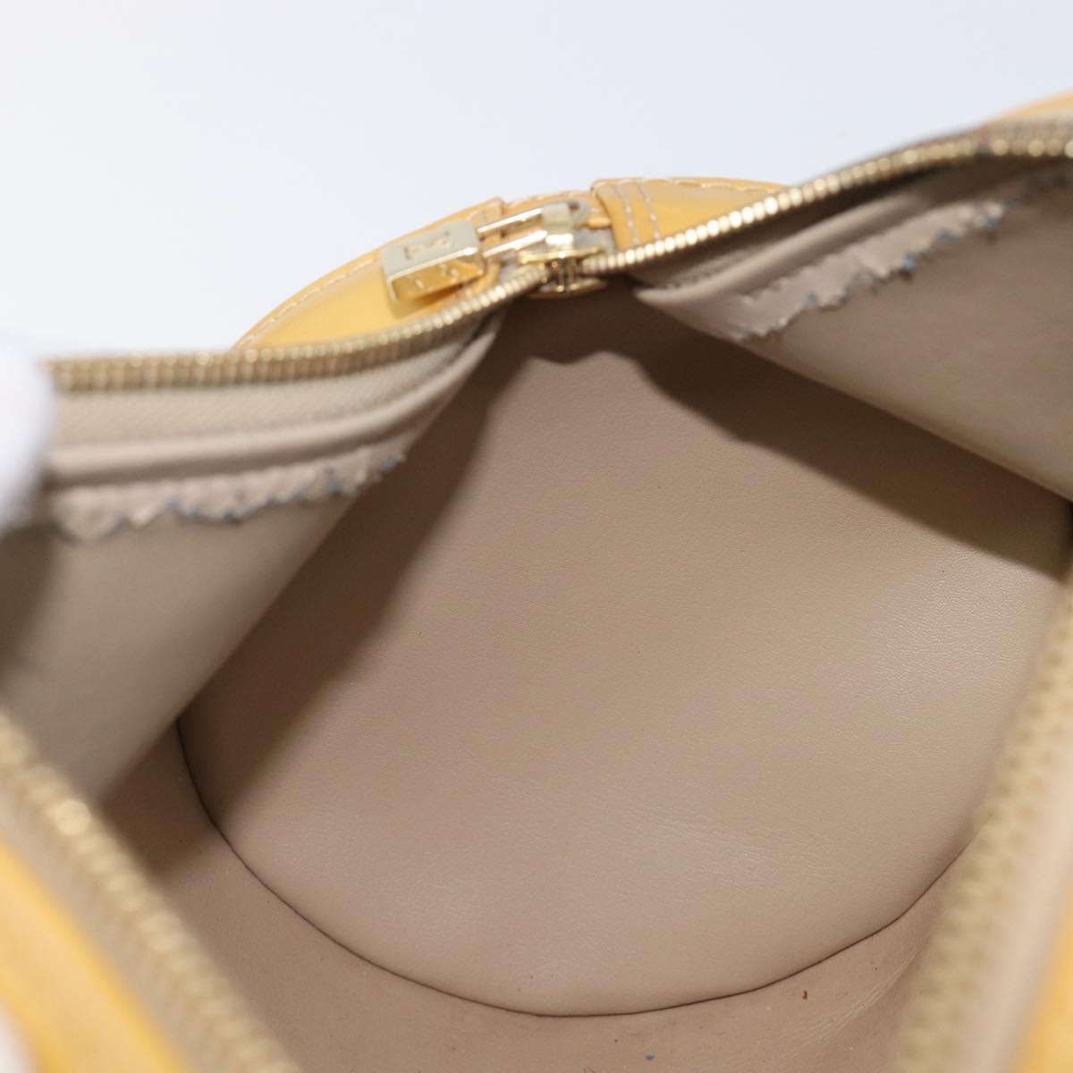 LOUIS VUITTON Monogram Vernis Bedford Hand Bag Beige M91006 LV Auth 207704A