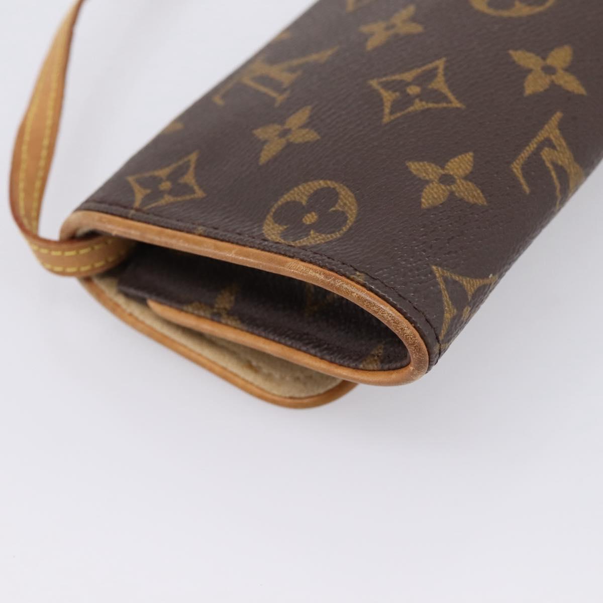 LOUIS VUITTON Monogram Pochette Twin PM Shoulder Bag M51854 LV Auth 207705