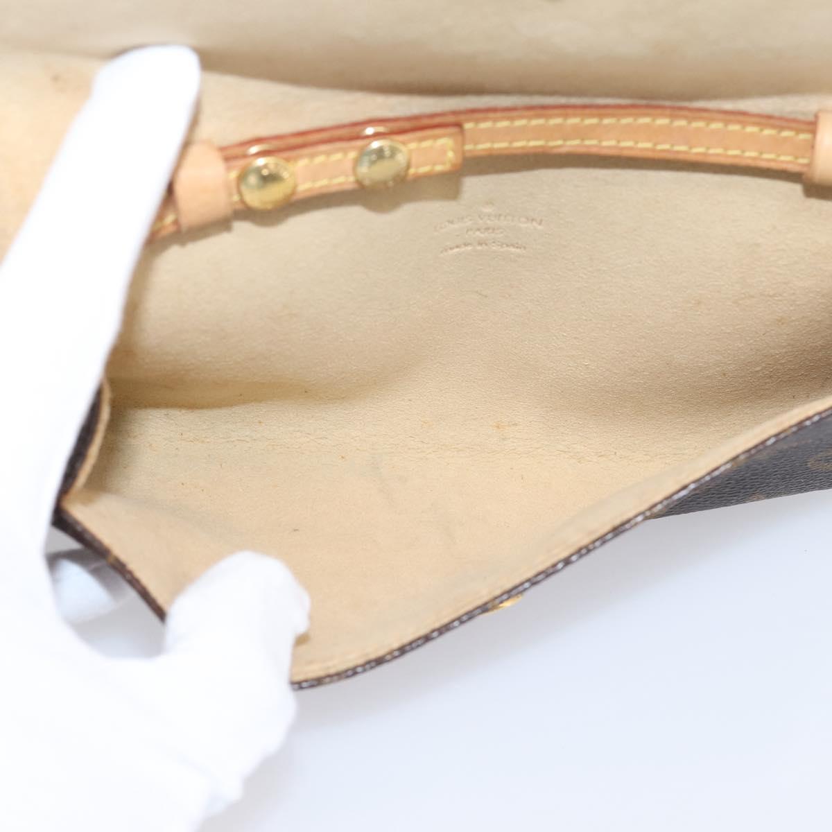 LOUIS VUITTON Monogram Pochette Twin PM Shoulder Bag M51854 LV Auth 207705