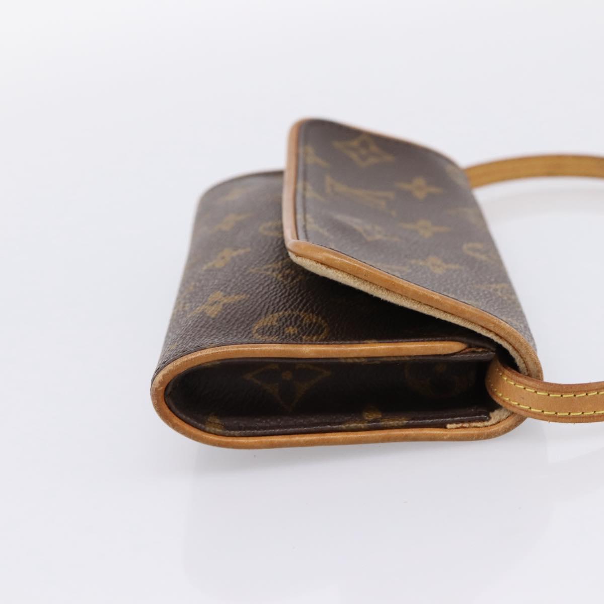 LOUIS VUITTON Monogram Pochette Twin PM Shoulder Bag M51854 LV Auth 207705