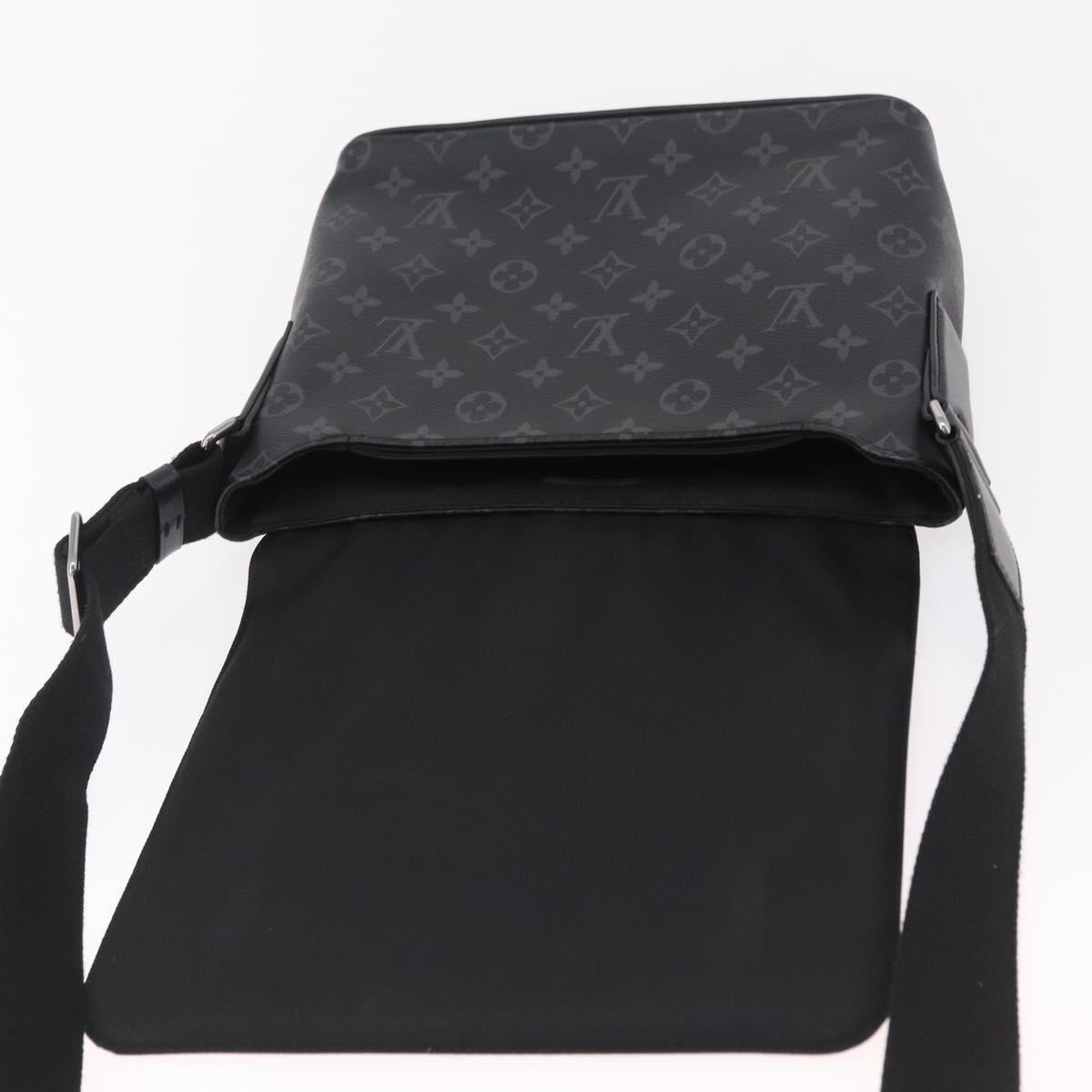 LOUIS VUITTON Monogram Eclipse District PM Shoulder Bag M45272 LV Auth 207726V