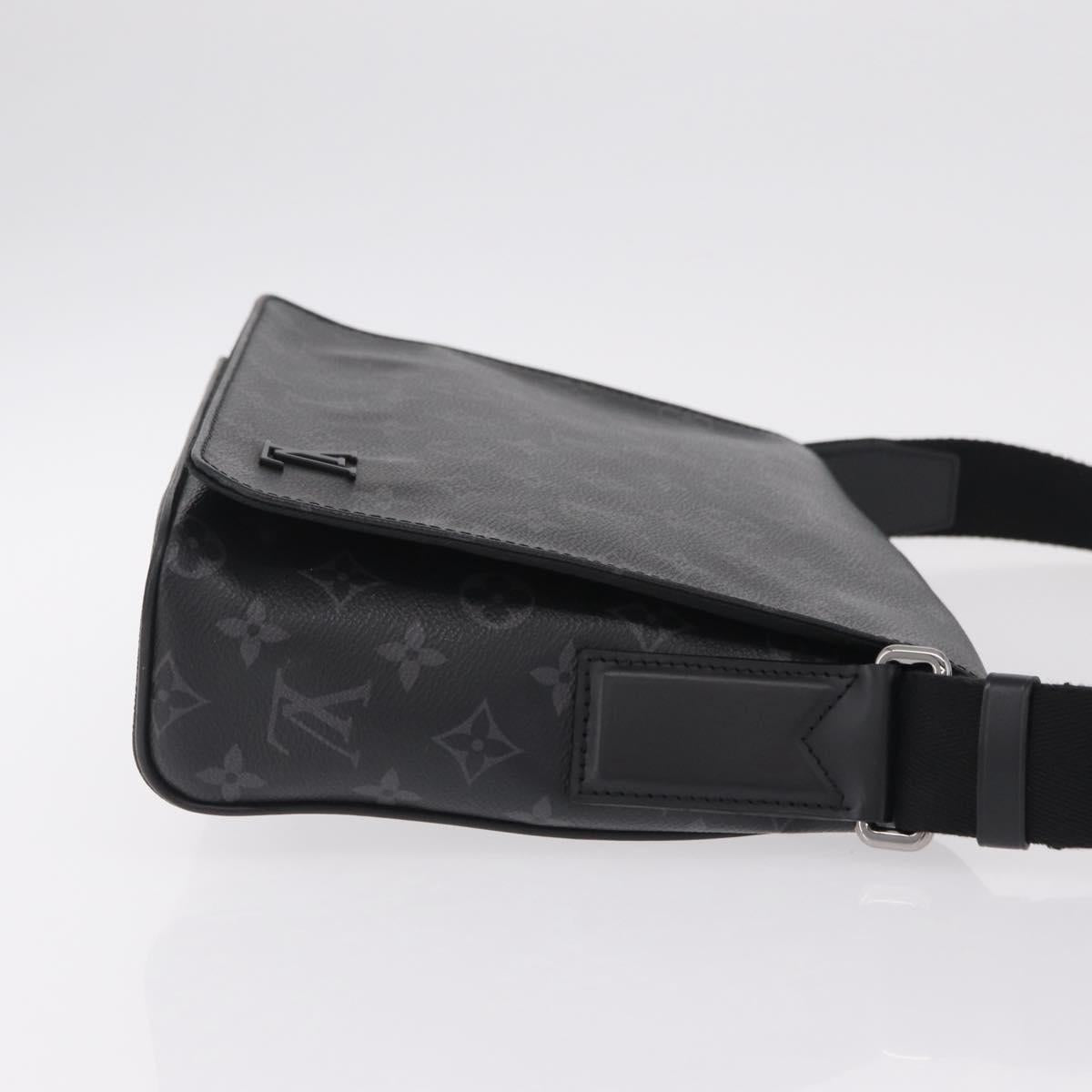 LOUIS VUITTON Monogram Eclipse District PM Shoulder Bag M45272 LV Auth 207726V