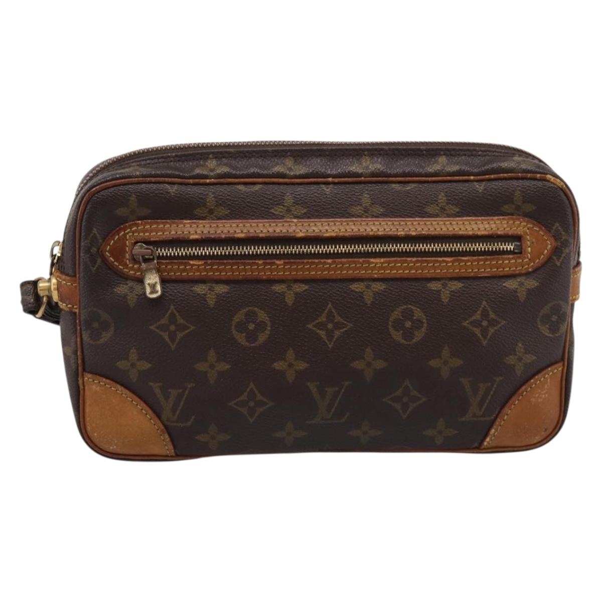 LOUIS VUITTON Monogram Marly Dragonne GM Clutch Bag M51825 LV Auth 207735