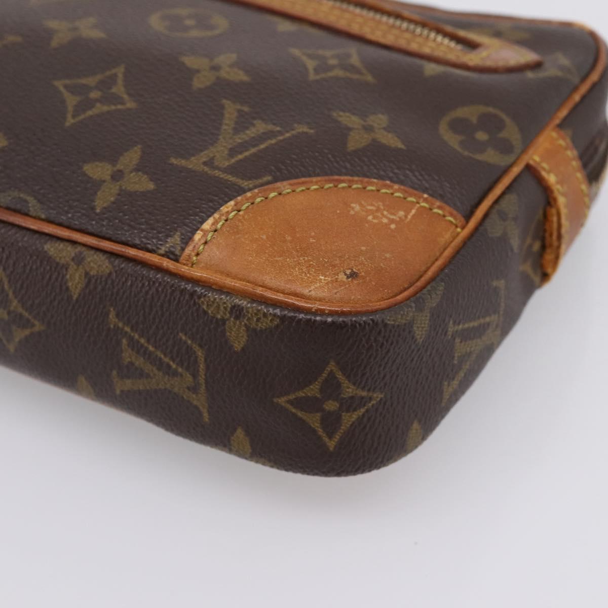 LOUIS VUITTON Monogram Marly Dragonne GM Clutch Bag M51825 LV Auth 207735