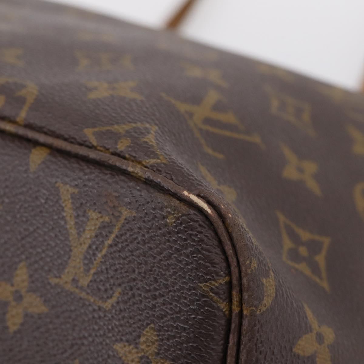 LOUIS VUITTON Monogram Neverfull GM Tote Bag M40157 LV Auth 207739A
