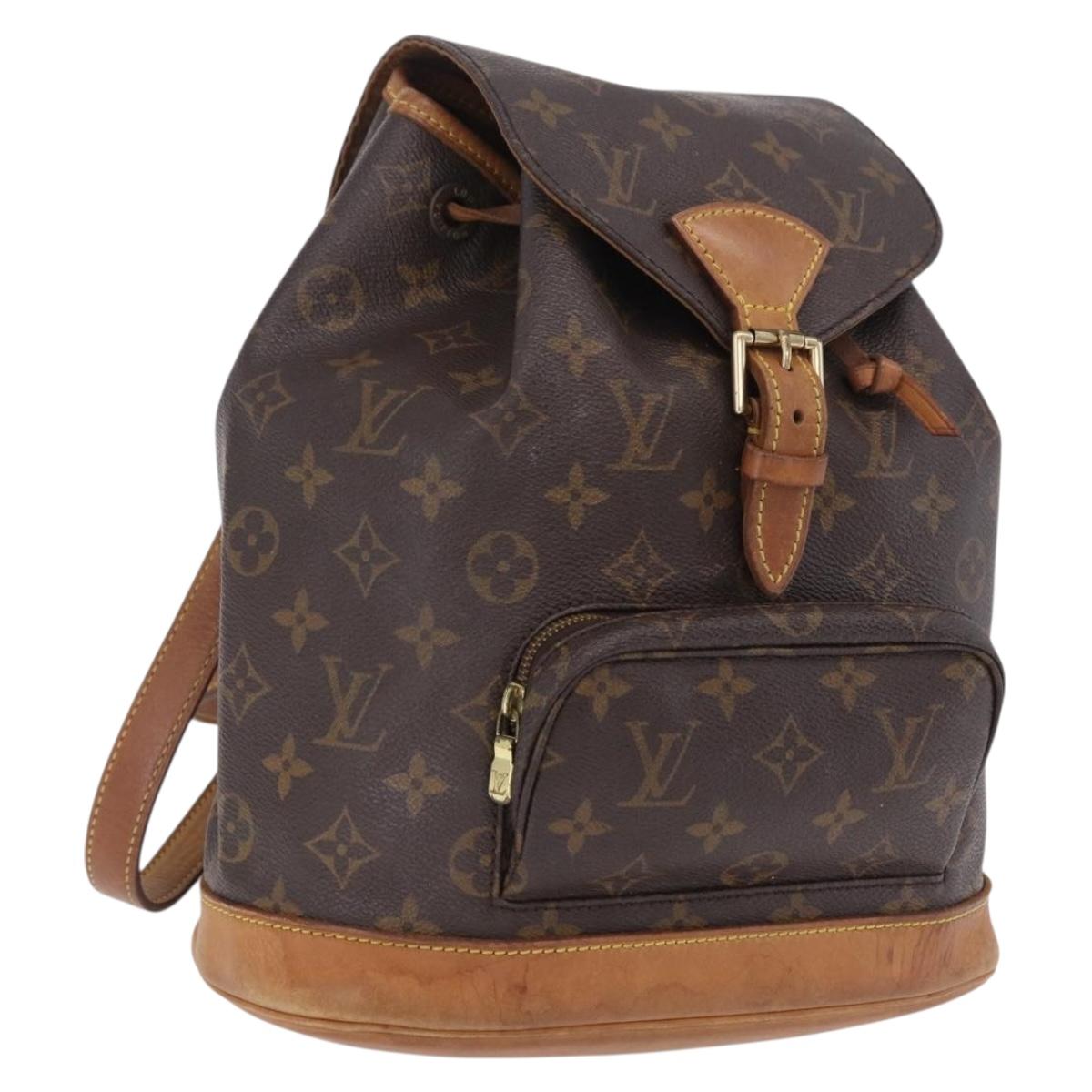 LOUIS VUITTON Monogram Montsouris PM Backpack M51137 LV Auth 207740A