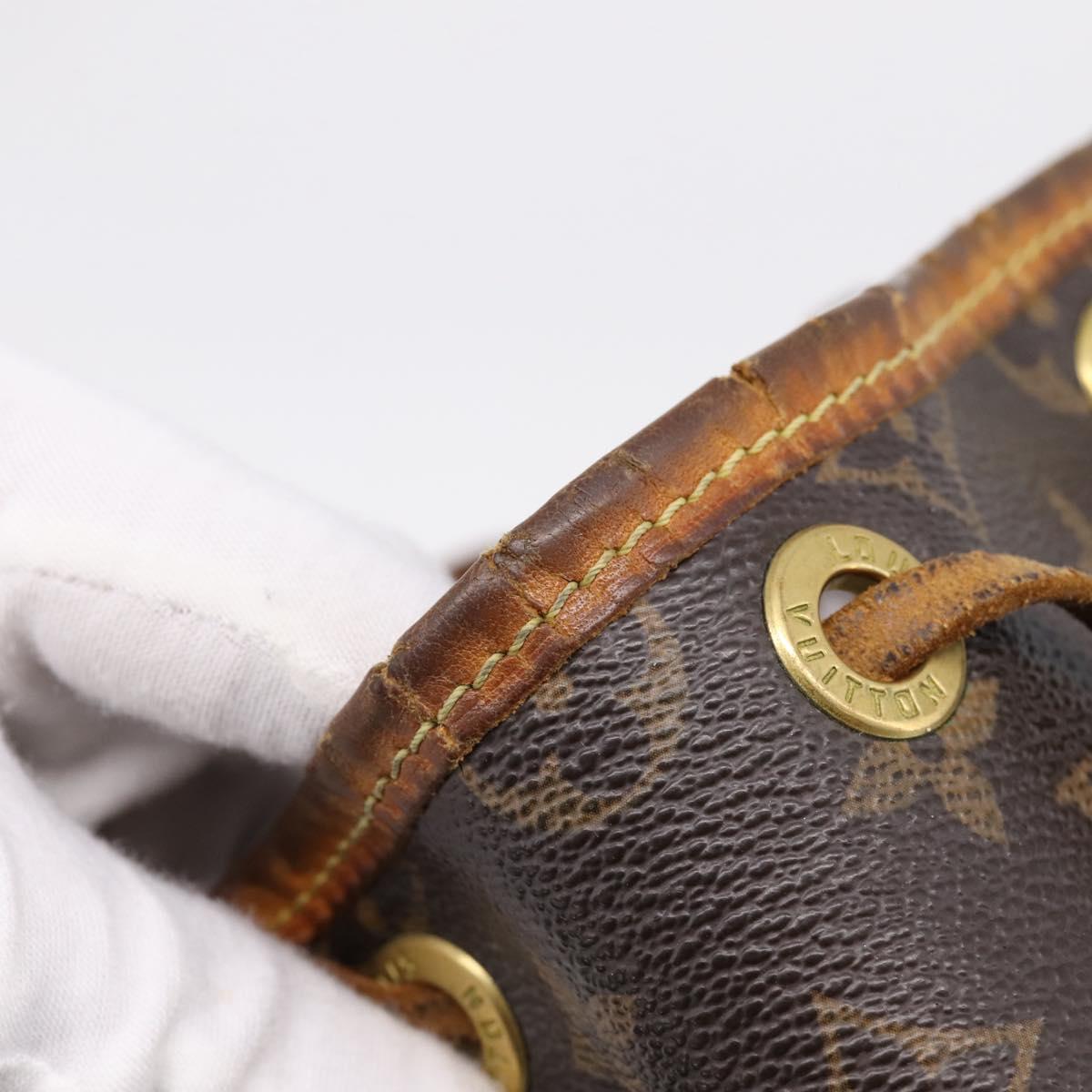 LOUIS VUITTON Monogram Noe Shoulder Bag M42224 LV Auth 207745