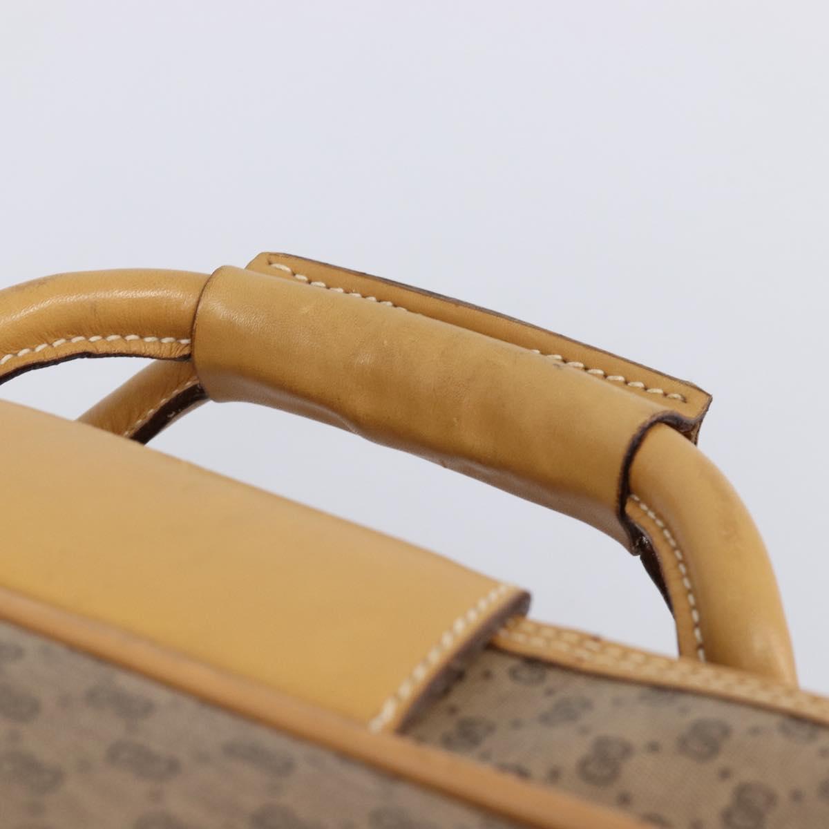 GUCCI Micro GG Trunk PVC Beige Gold Tone 010 3904908 60 Auth 207749A