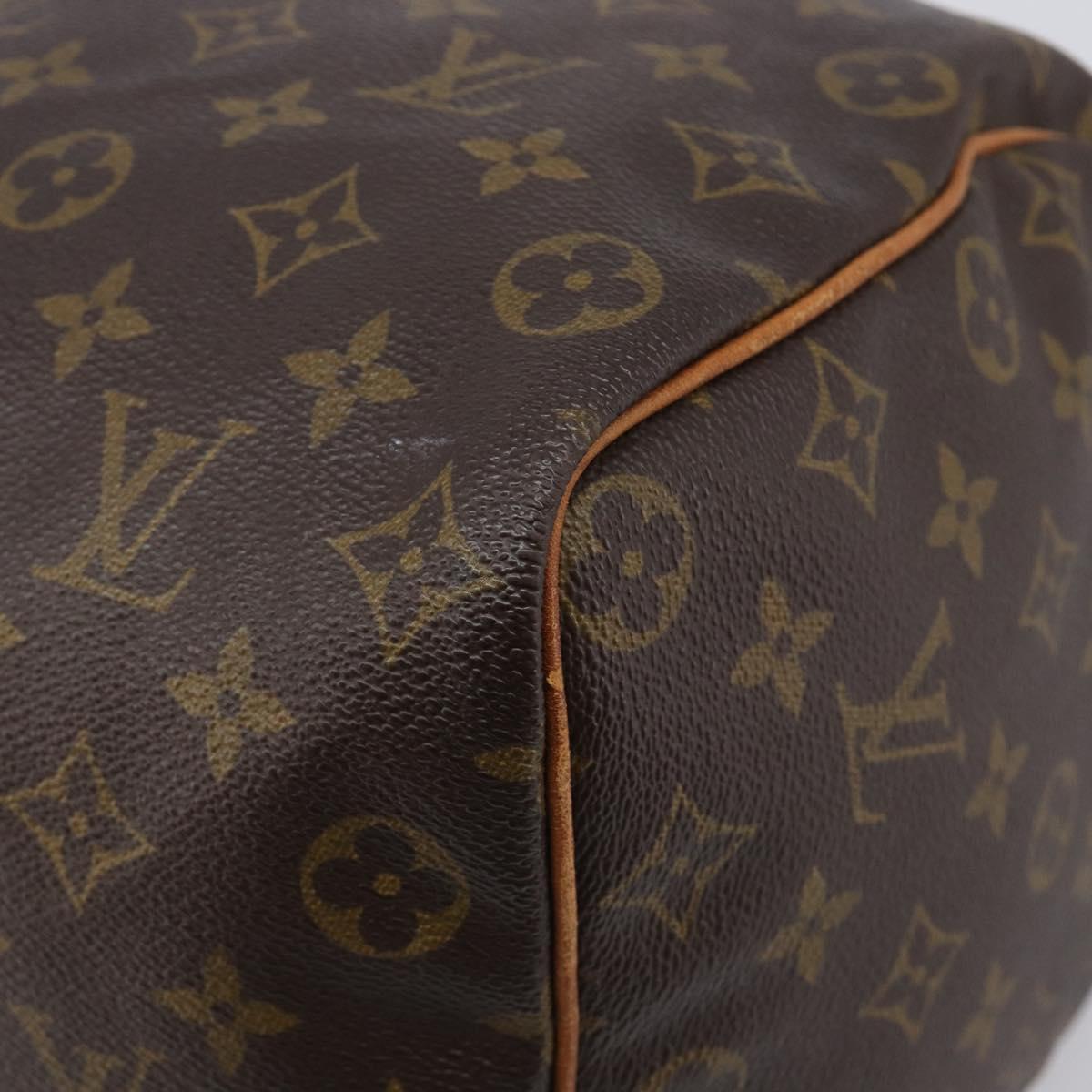 LOUIS VUITTON Monogram Speedy 35 Hand Bag M41524 LV Auth 207755