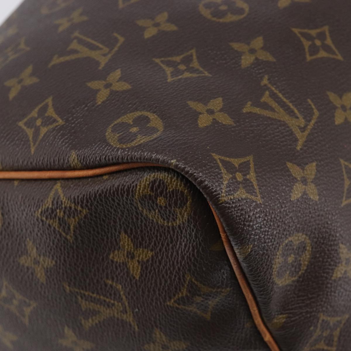 LOUIS VUITTON Monogram Speedy 35 Hand Bag M41524 LV Auth 207755
