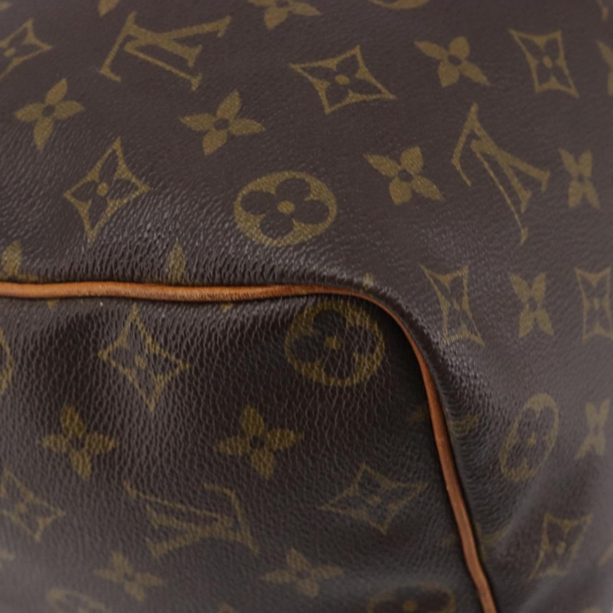LOUIS VUITTON Monogram Speedy 35 Hand Bag M41524 LV Auth 207755