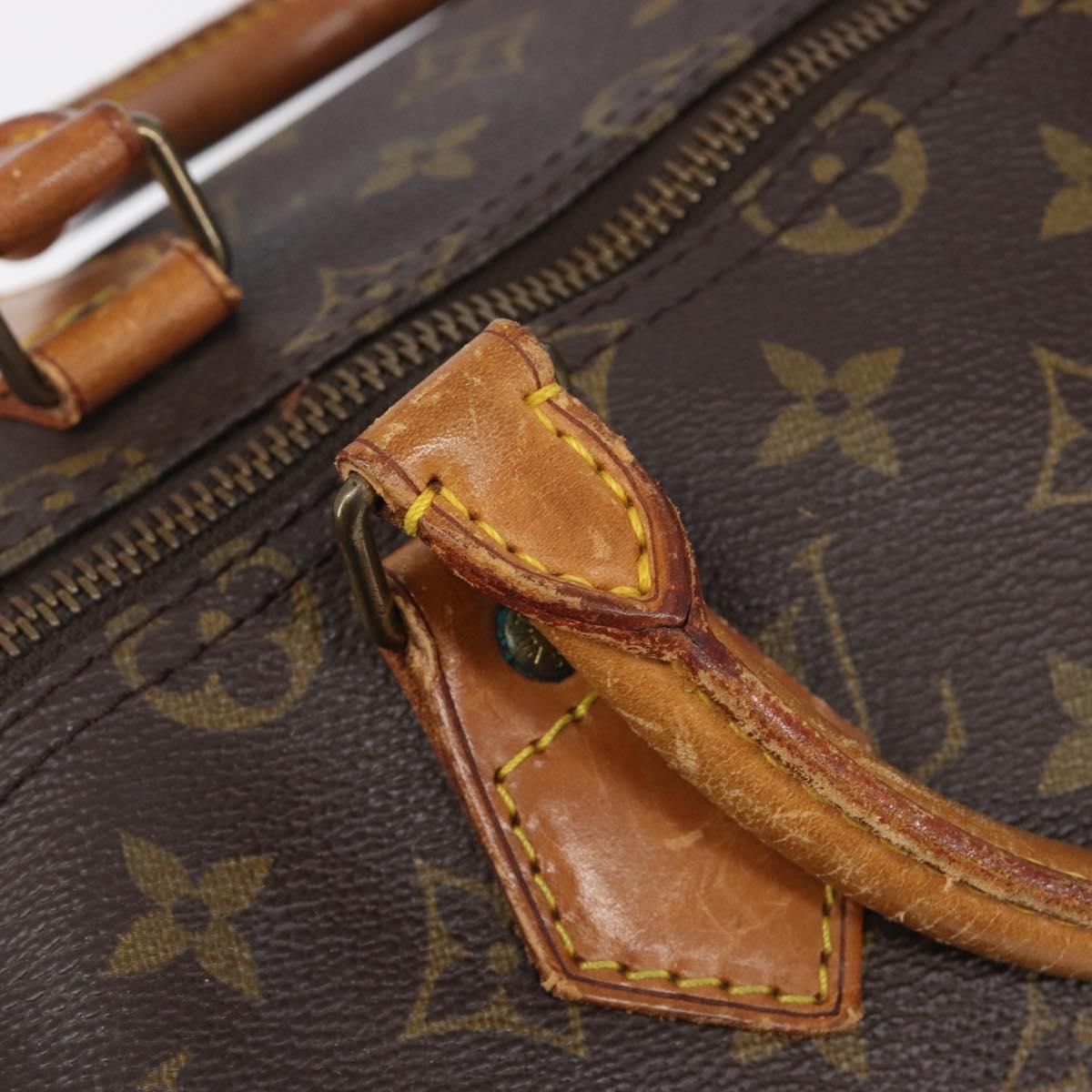 LOUIS VUITTON Monogram Speedy 35 Hand Bag M41524 LV Auth 207755