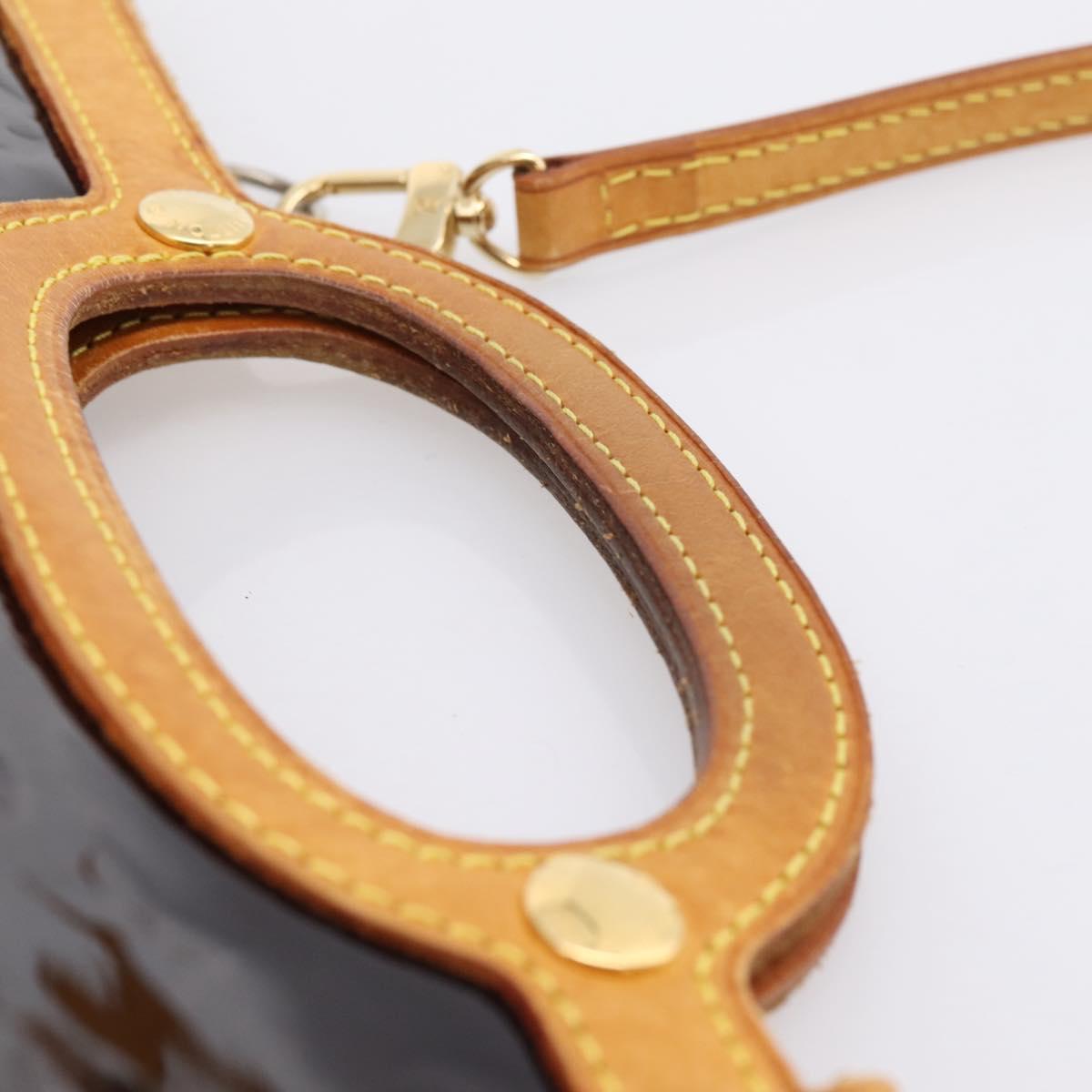 LOUIS VUITTON Monogram Vernis Roxbury Drive Bag Amarante M91995 LV Auth 207758A