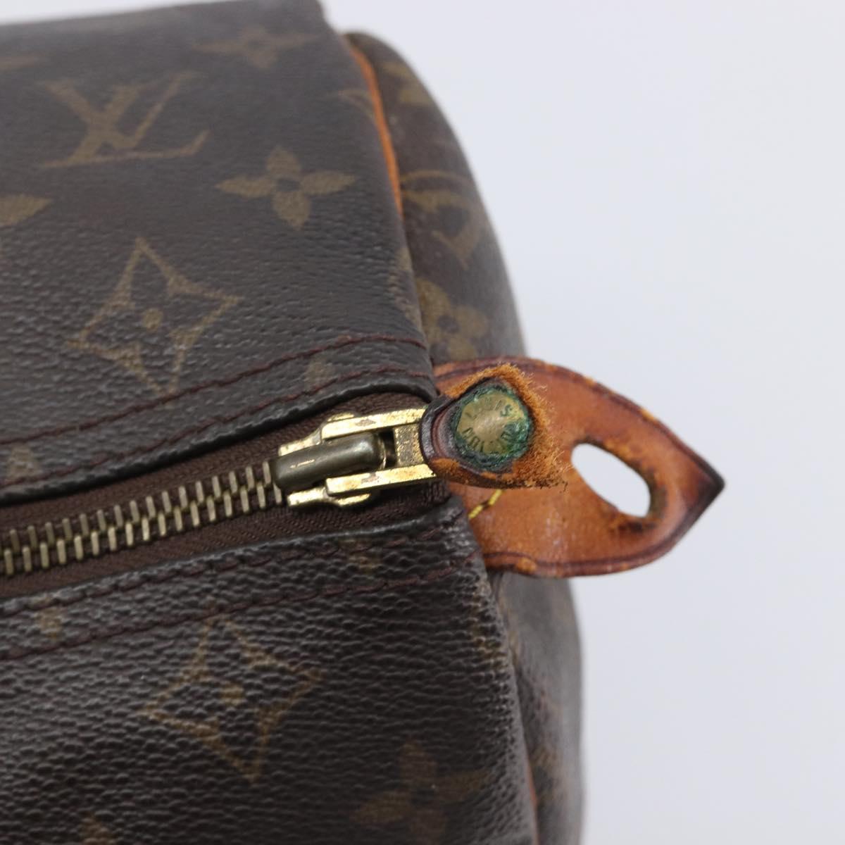 LOUIS VUITTON Monogram Speedy 30 Hand Bag M41526 LV Auth 207759