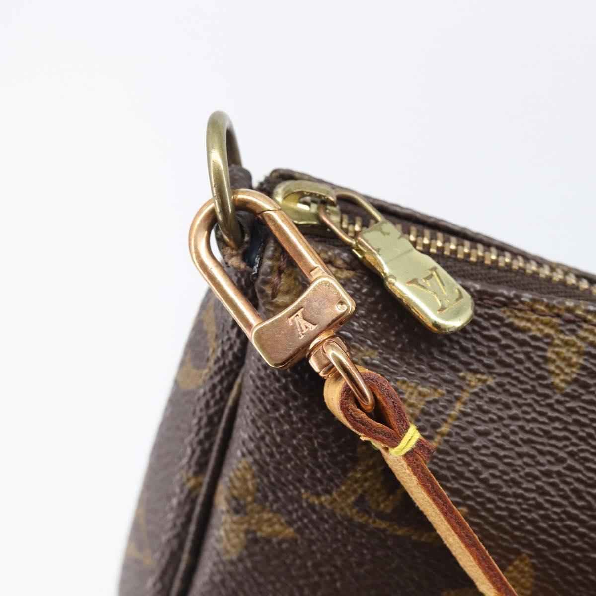 LOUIS VUITTON Monogram Pochette Accessoires Pouch M51980 LV Auth 207766A