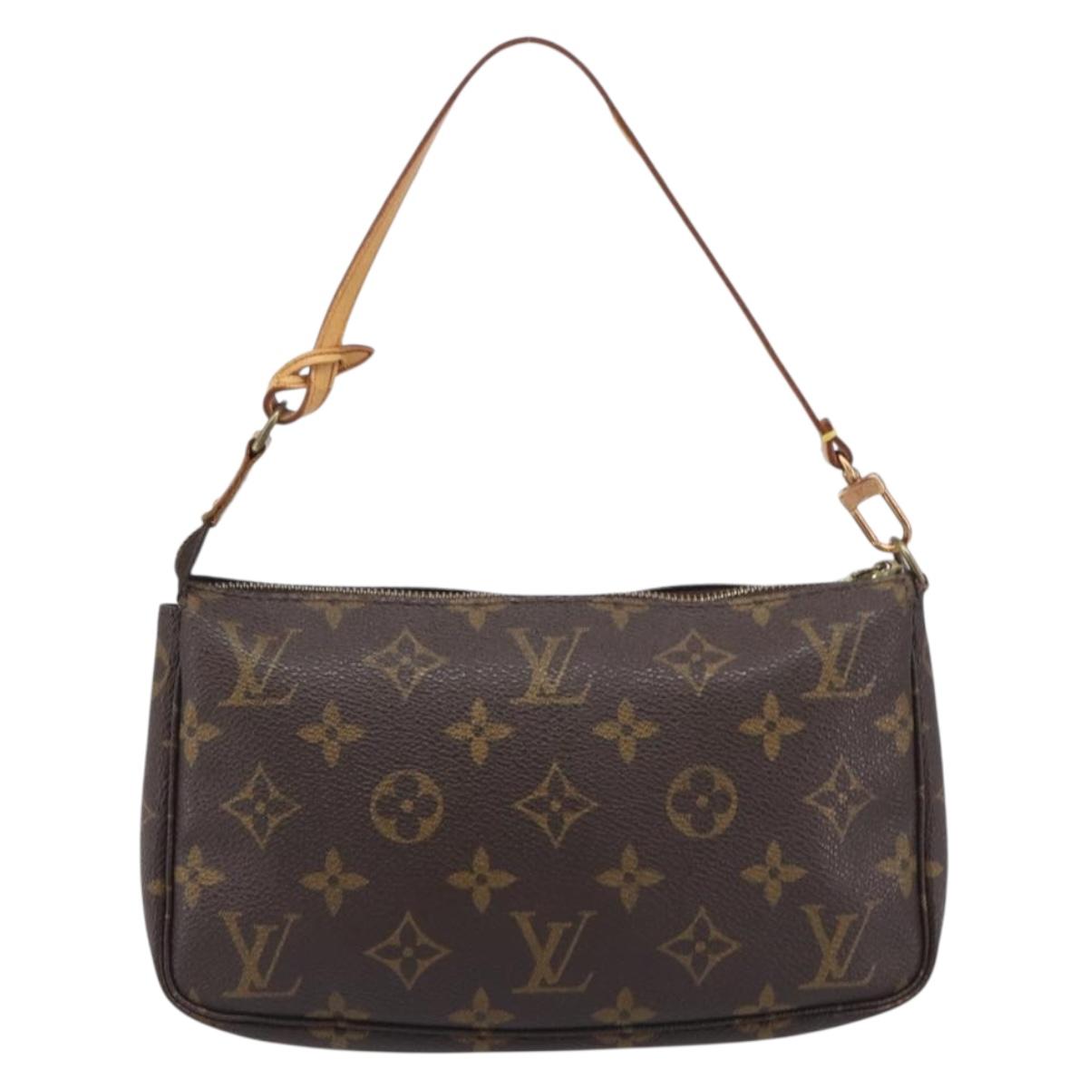 LOUIS VUITTON Monogram Pochette Accessoires Pouch M51980 LV Auth 207766A