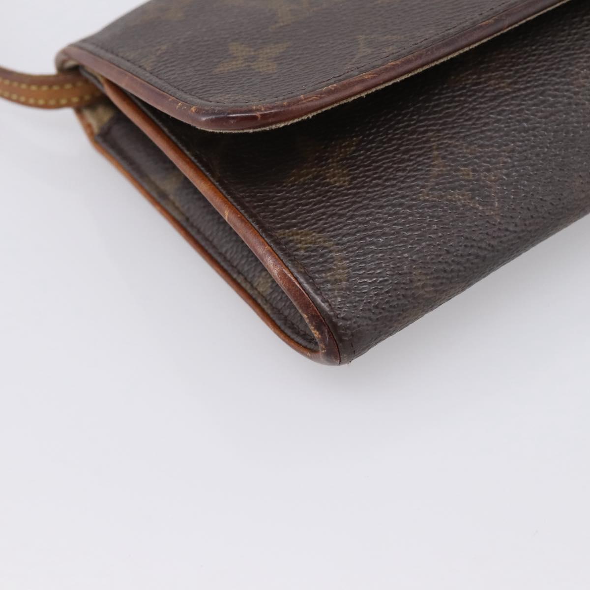 LOUIS VUITTON Monogram Pochette Twin GM Shoulder Bag M51852 LV Auth 207771