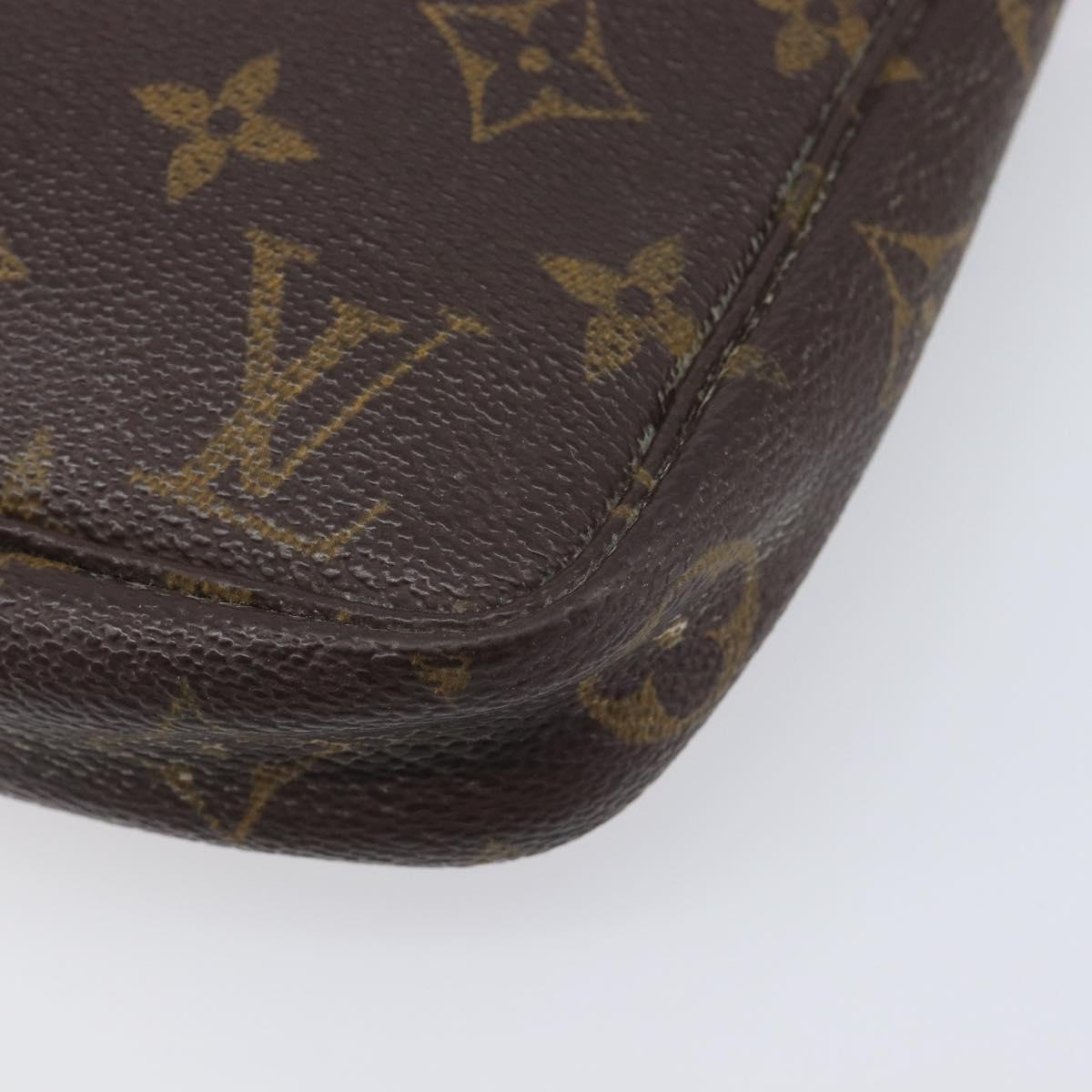 LOUIS VUITTON Monogram Pochette Accessoires Pouch M51980 LV Auth 207776A