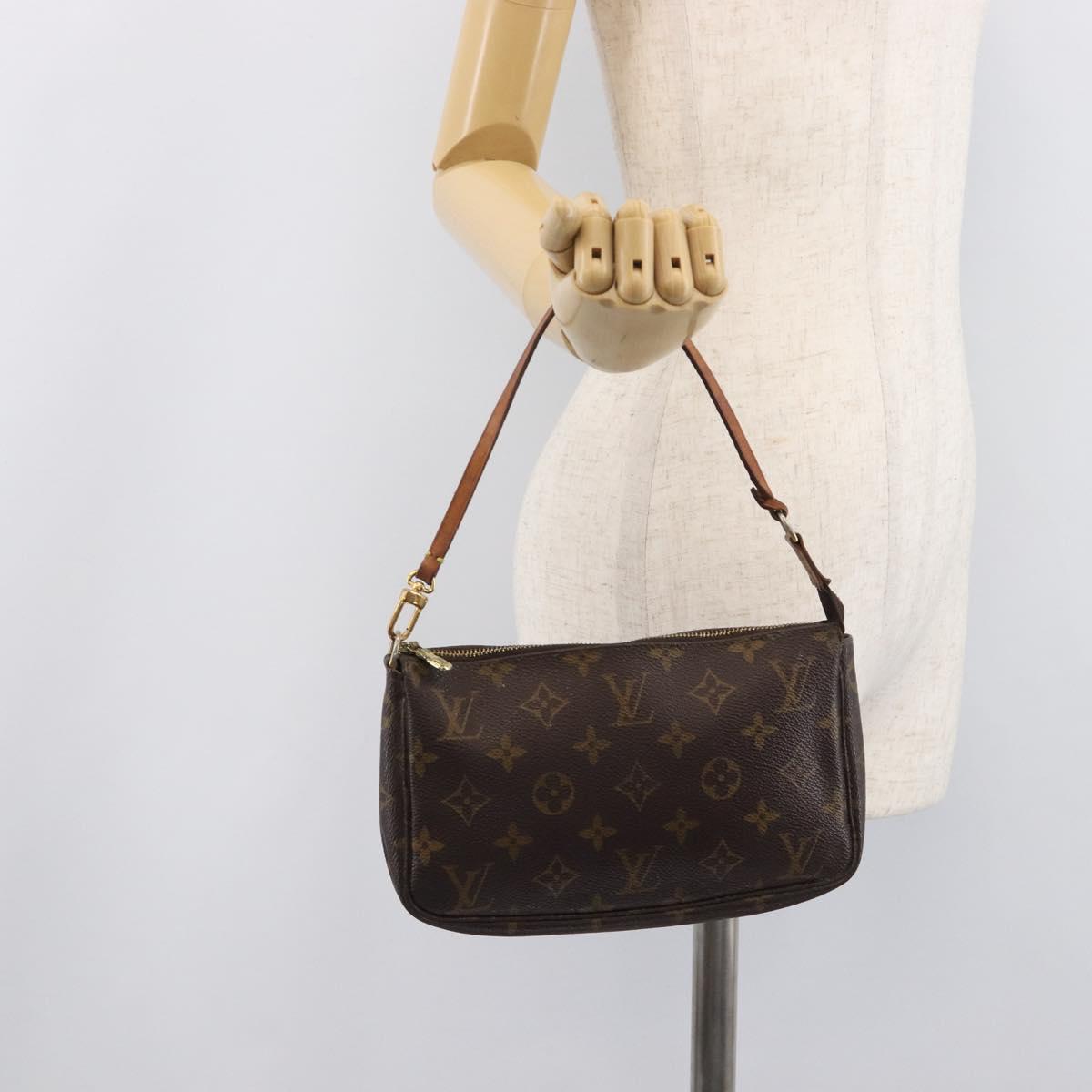 LOUIS VUITTON Monogram Pochette Accessoires Pouch M51980 LV Auth 207776A