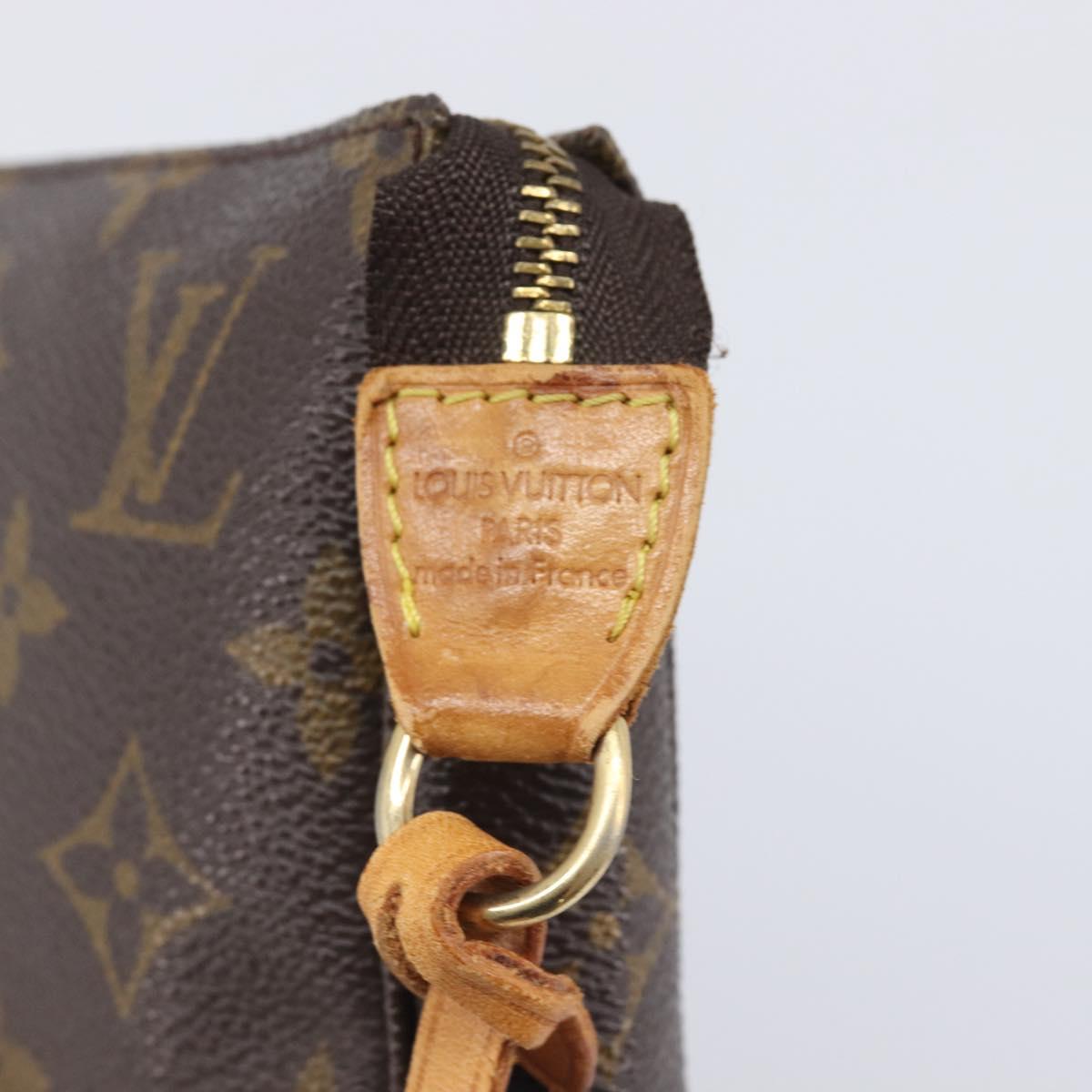 LOUIS VUITTON Monogram Pochette Accessoires Pouch M51980 LV Auth 207784A