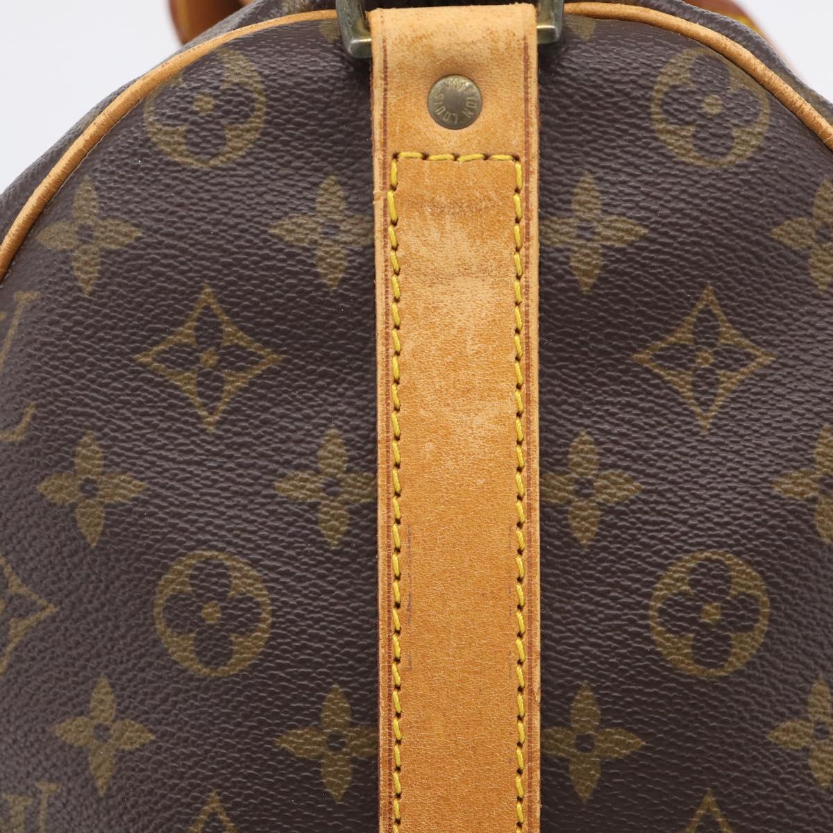 LOUIS VUITTON Monogram Keepall Bandouliere 50 Boston Bag M41416 LV Auth 207786A